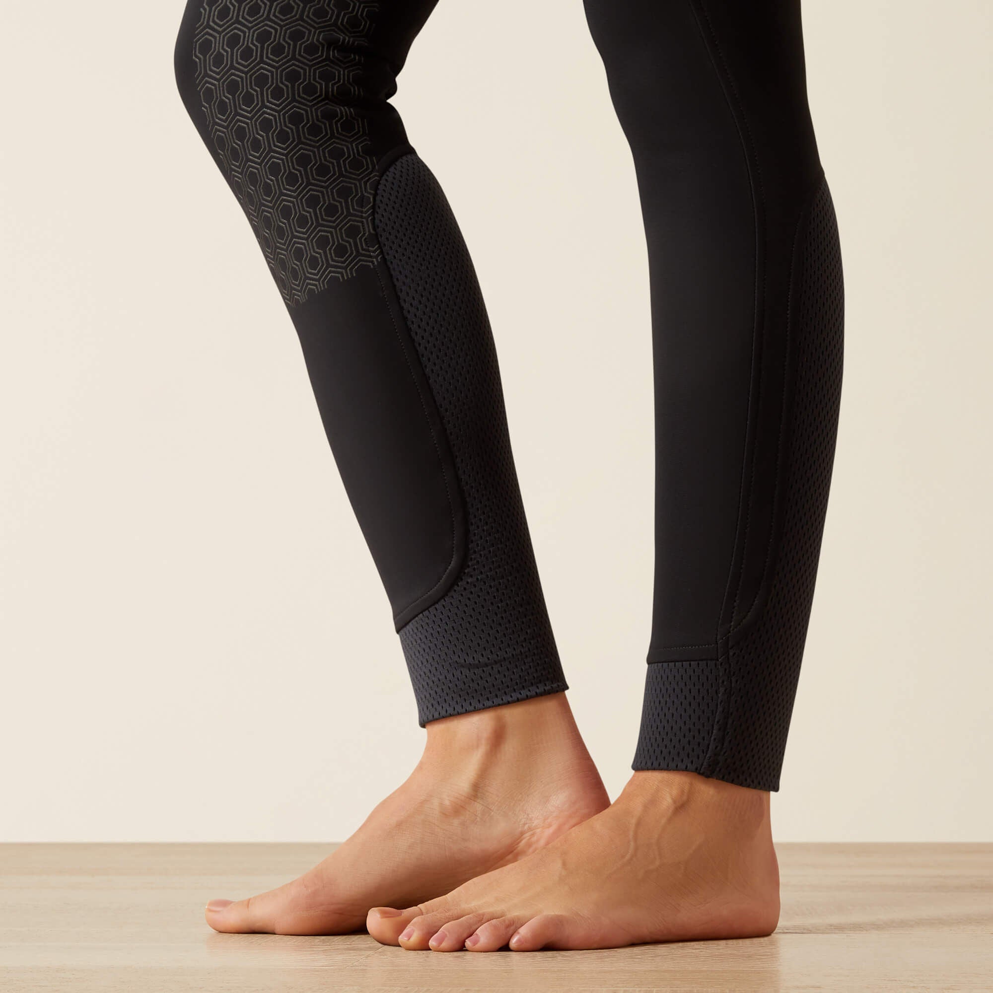 Ariat® Tri Factor Grip Knee Patch Breech, Black