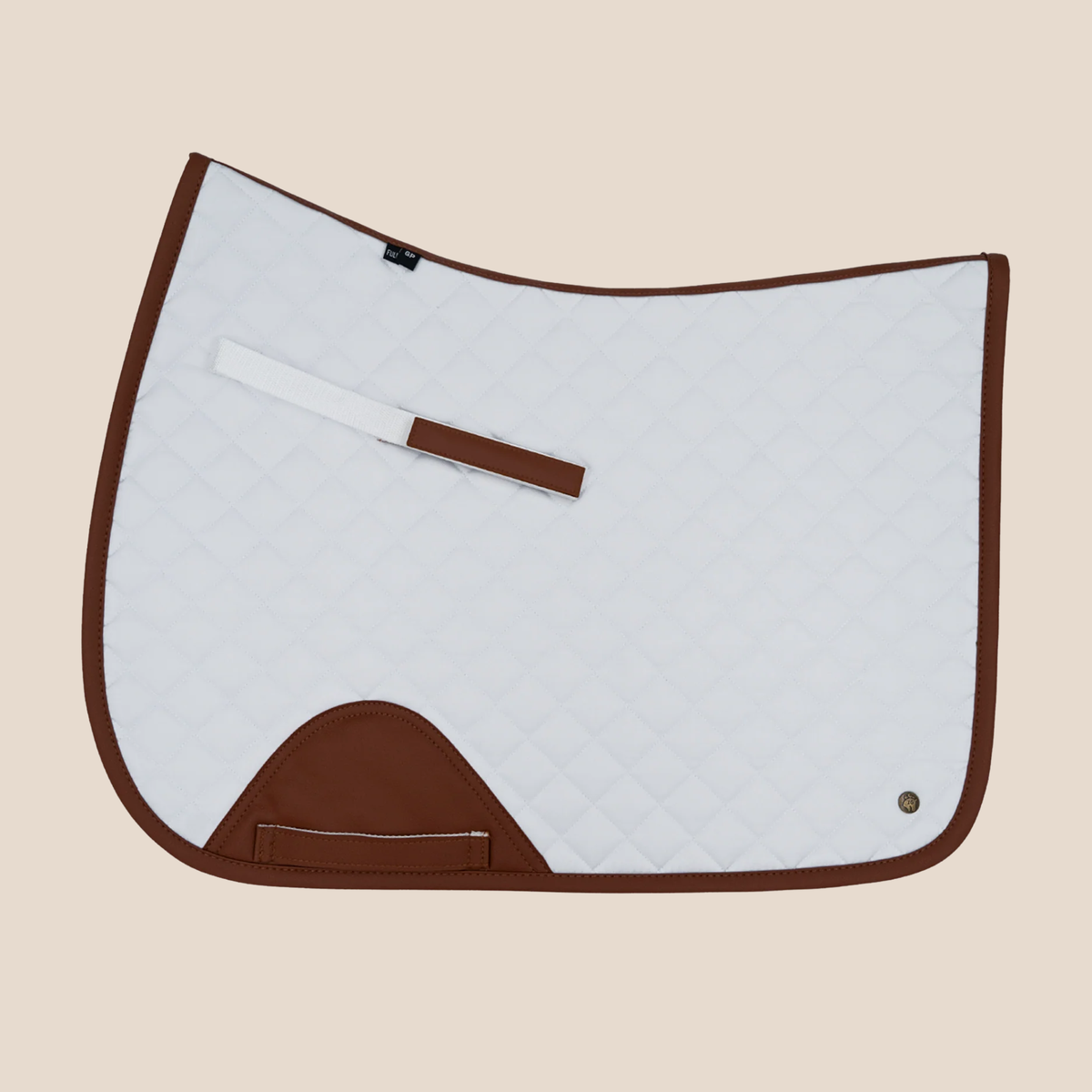 Sixteen Cypress Jumper Pad, White & Cognac
