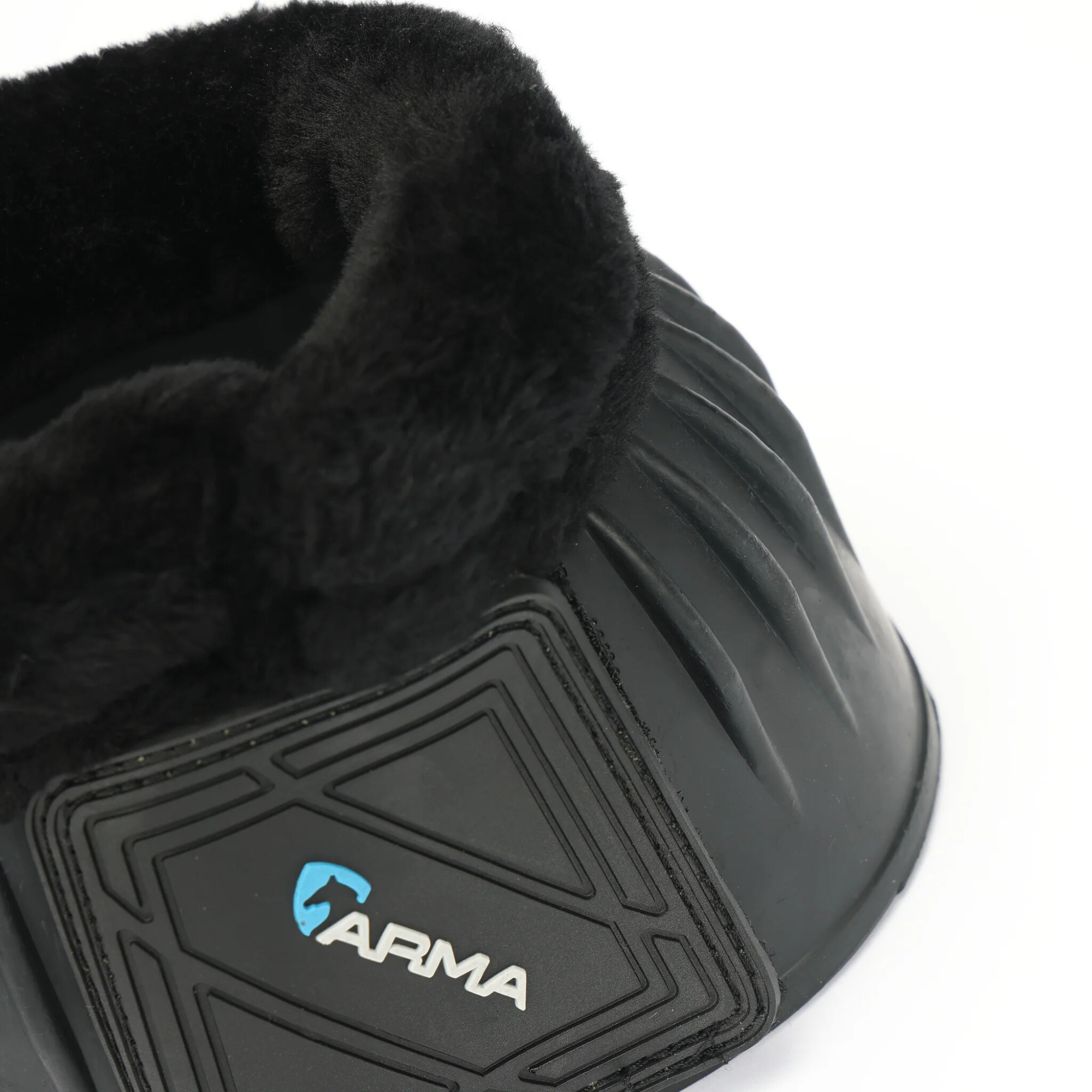 ARMA Fleece Top Over Reach Bell Boots BLACK
