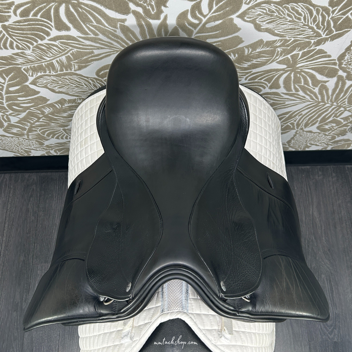 Used 18" Aires de Haute by Equine Inspired Dressage Saddle, Crafted By Frank Baines