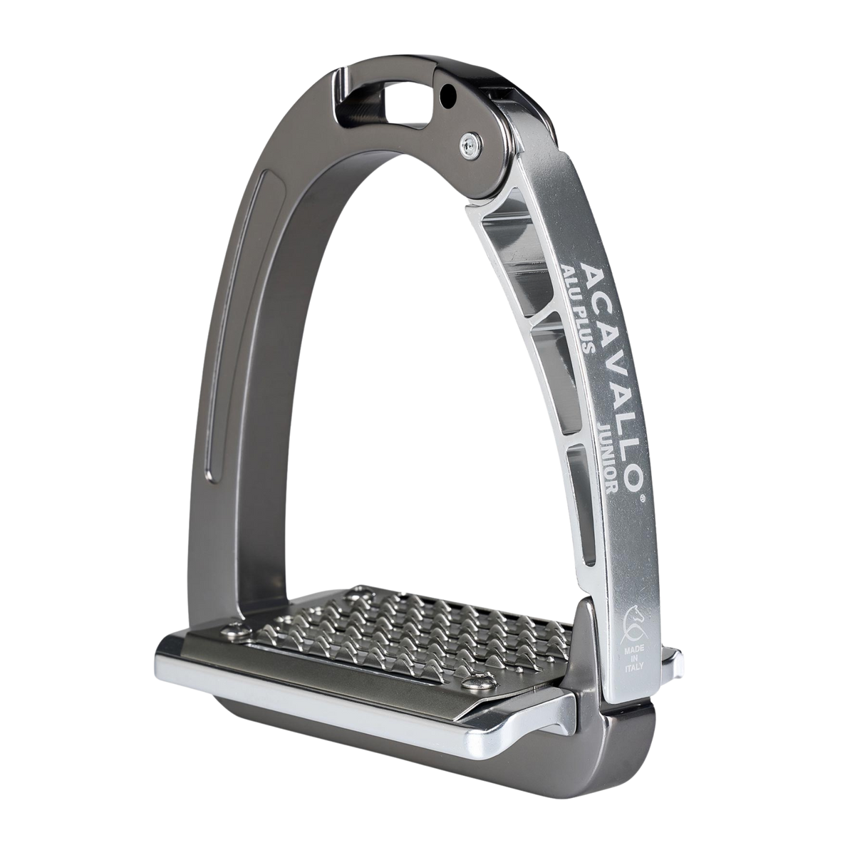 Acavallo Arena Alu Plus Junior Stirrup in Aluminum.