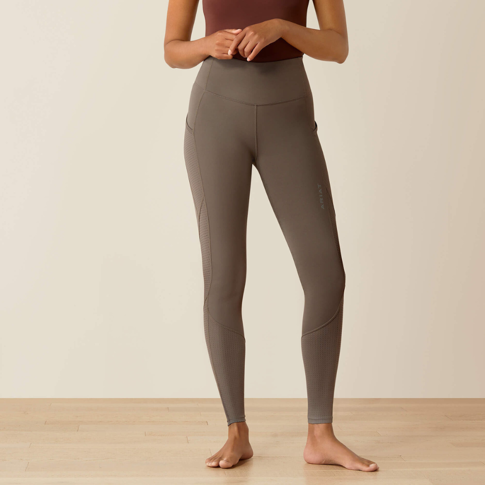 Ariat Breathe Eos Half Grip Tight, Plum Grey