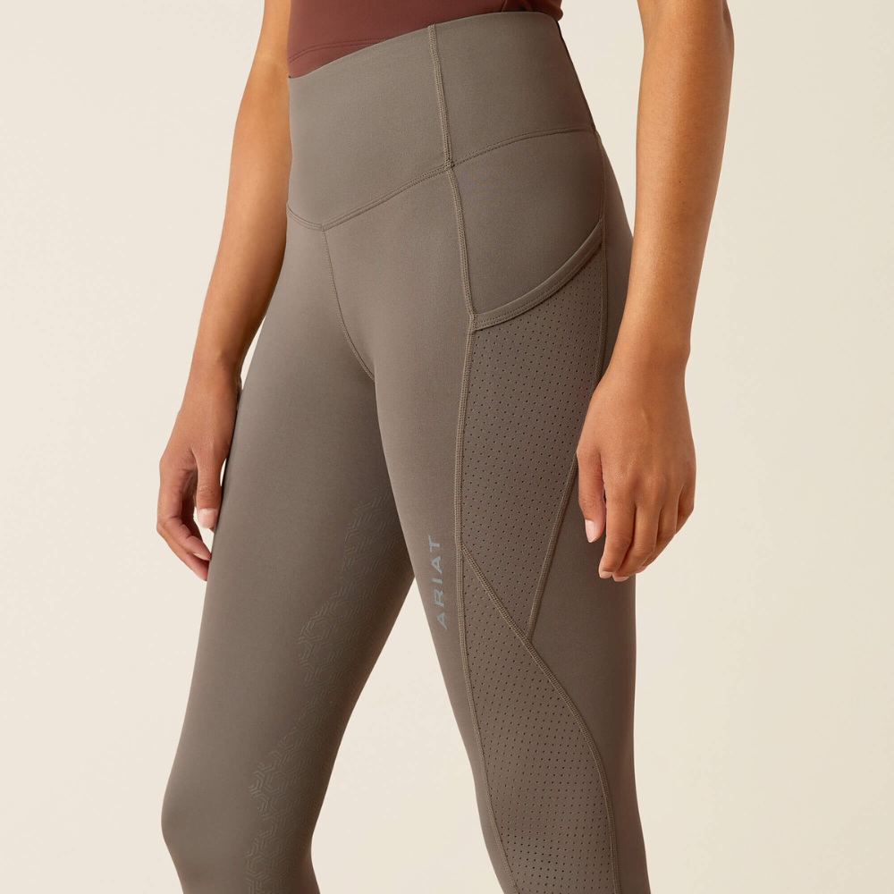 Ariat Breathe Eos Half Grip Tight, Plum Grey