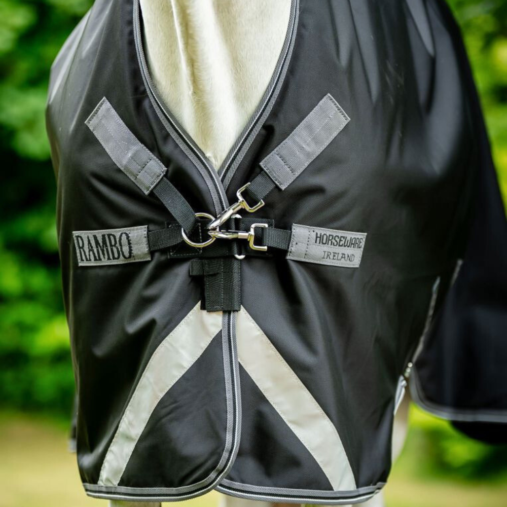 Rambo® Wug Turnout, 0 grams Lite, Black