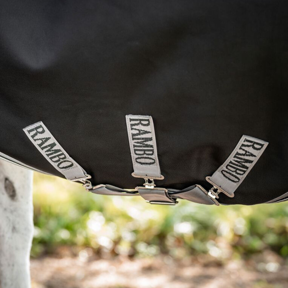 Rambo® Wug Turnout, 0 grams Lite, Black