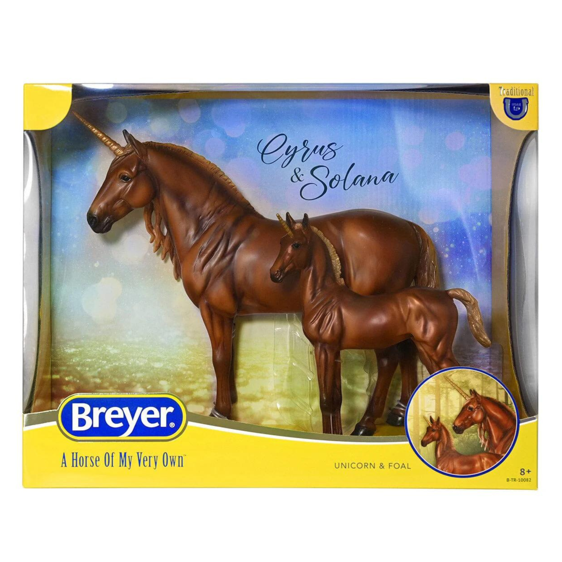 Breyer Cyrus & Solana: Unicorn Stallion & Foal