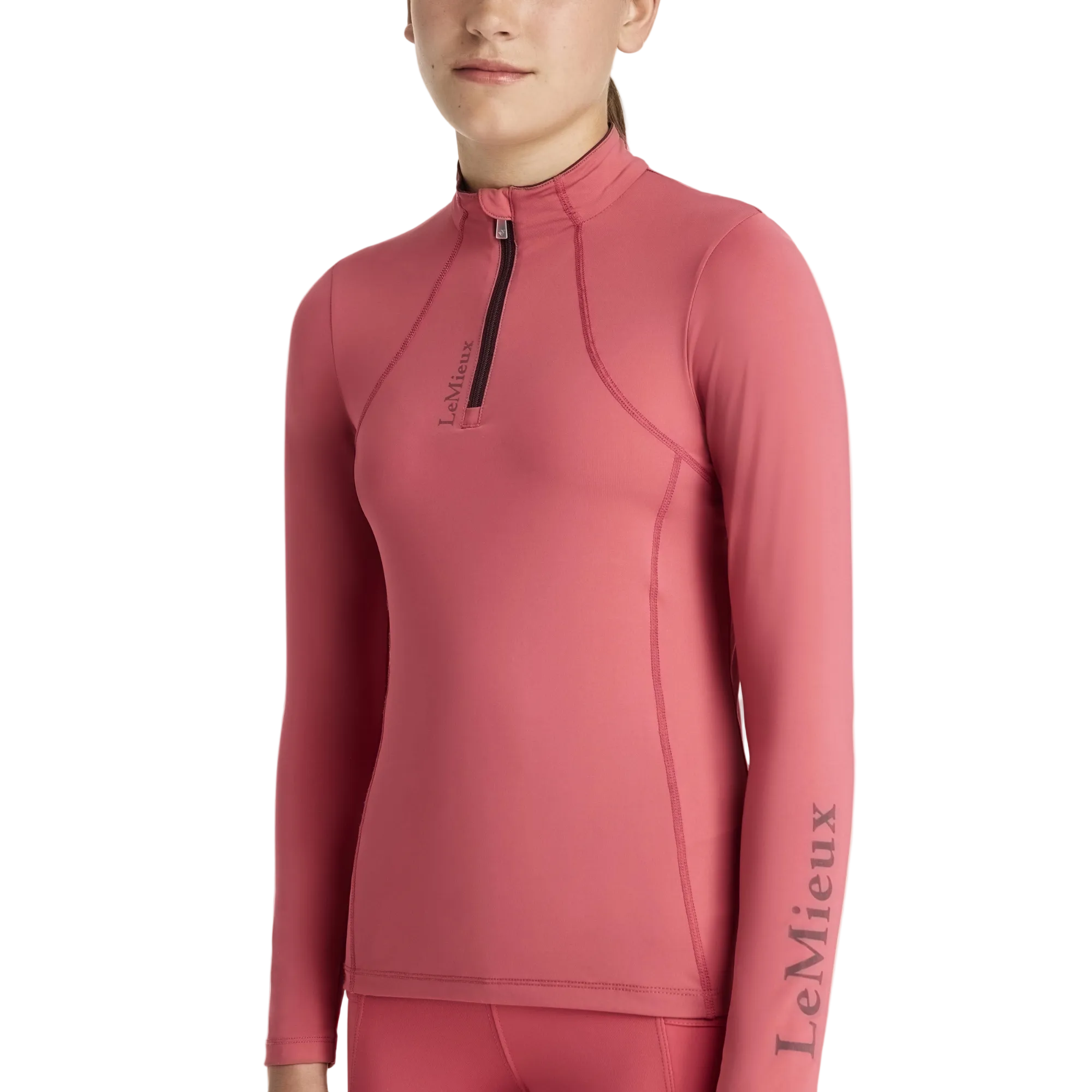 LeMieux Young Rider Classique Base Layer, Cranberry