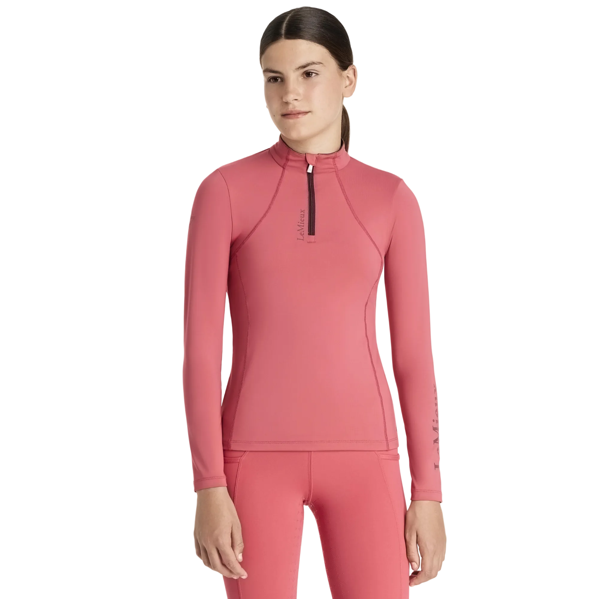 LeMieux Young Rider Classique Base Layer, Cranberry