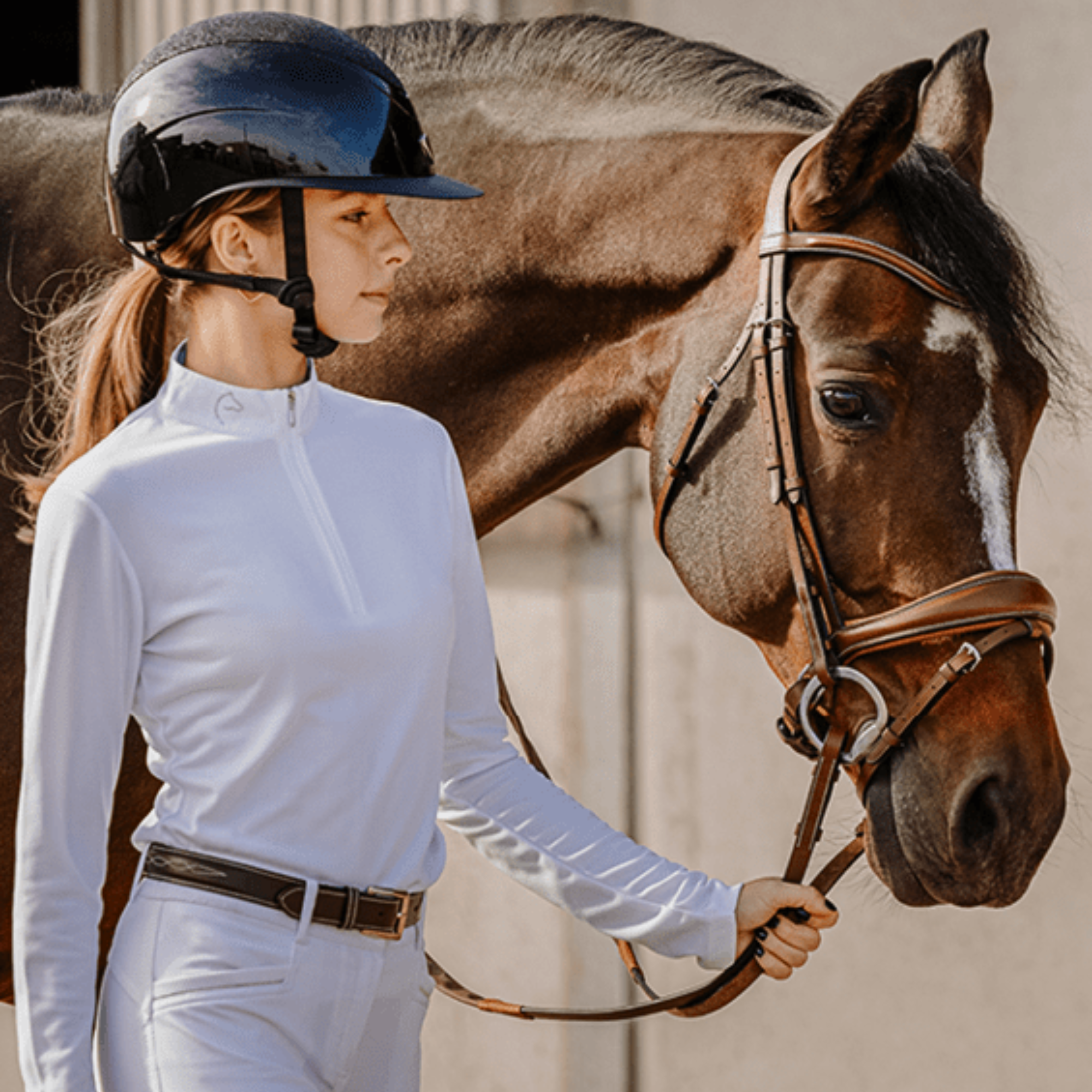 Equithème Buffy Long Sleeve Mesh Competition Shirt
