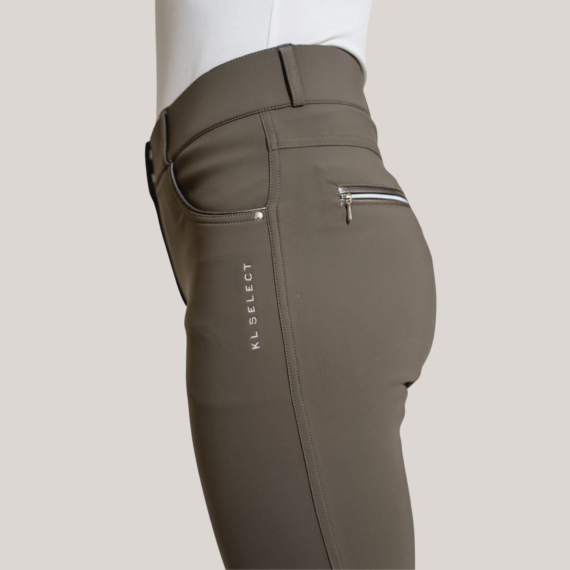 KL Select Gabrielle Full Seat Breeches, Truffle