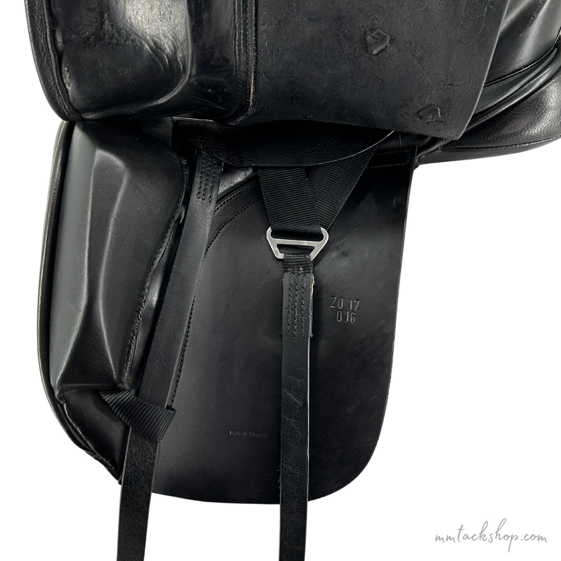 Used 17.5" Hastilow & Sons Bentley Dual Flap Dressage Saddle