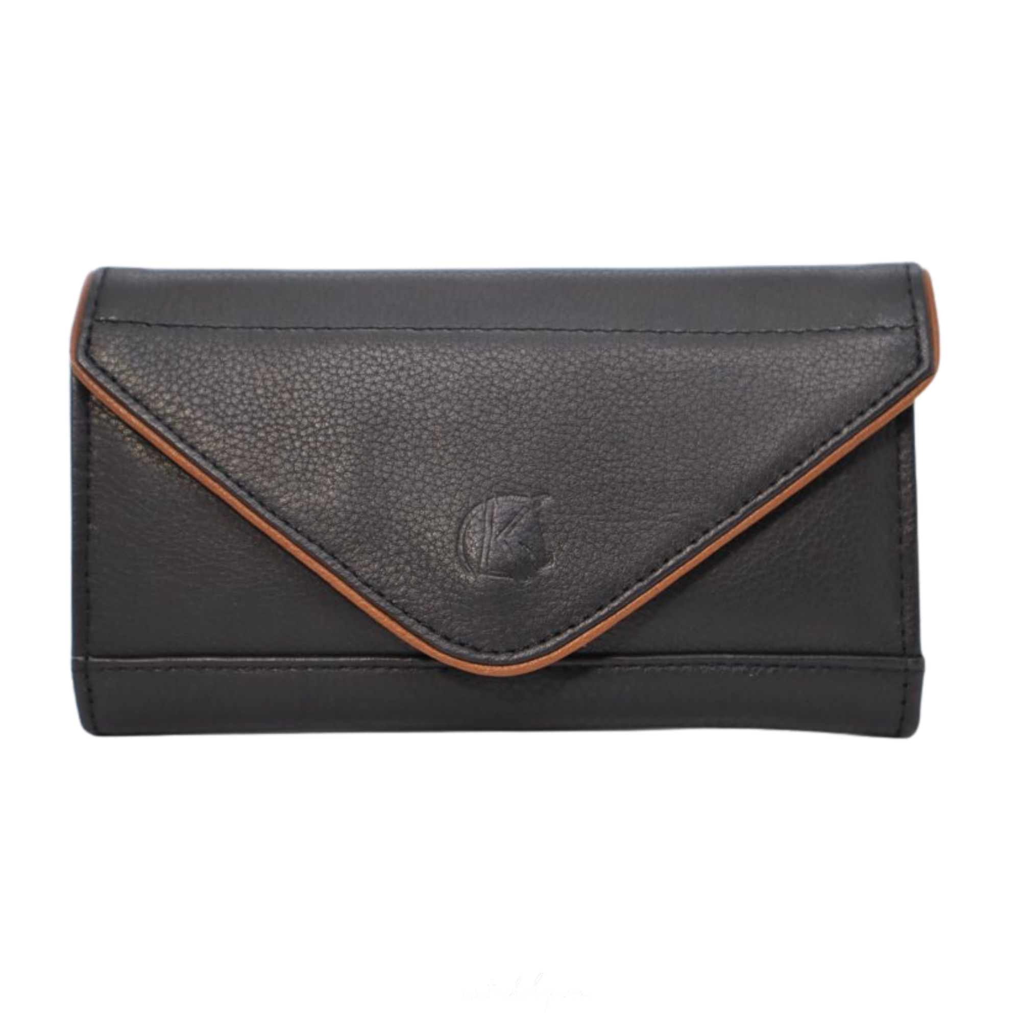 KL Select Phone Pocket, Black/Cognac
