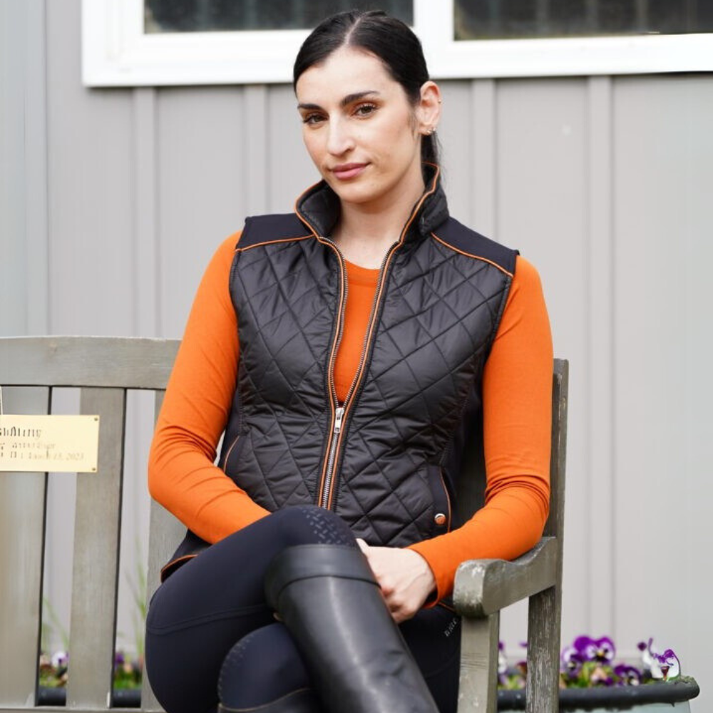 KL Select Taylor Vest, Black / Cognac