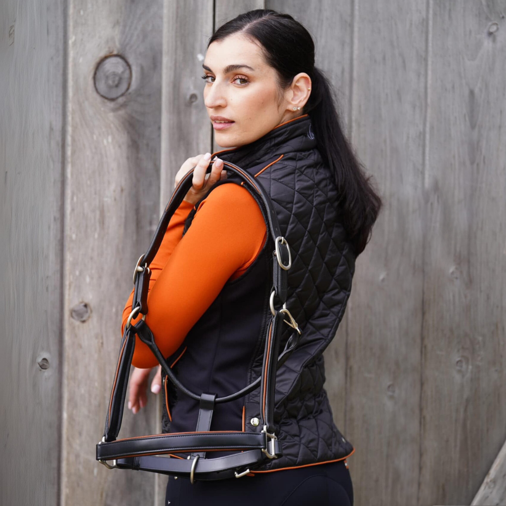 KL Select Taylor Vest, Black / Cognac