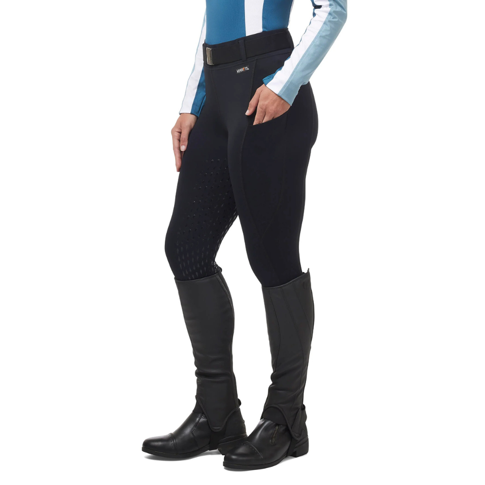 Kerrits Coolcore® Silicone Full Leg Riding Tech Tight, Black