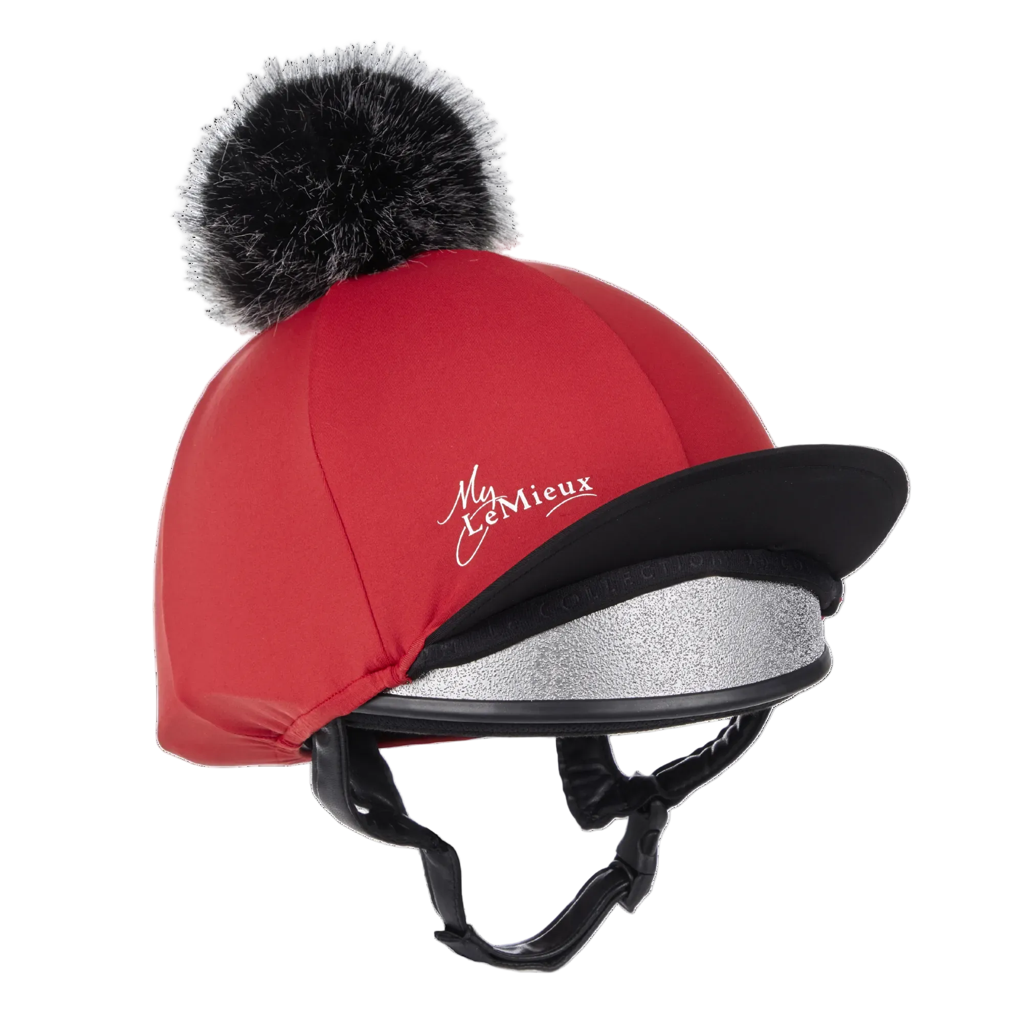 LeMieux Classique Pom Hat Silk, Chili