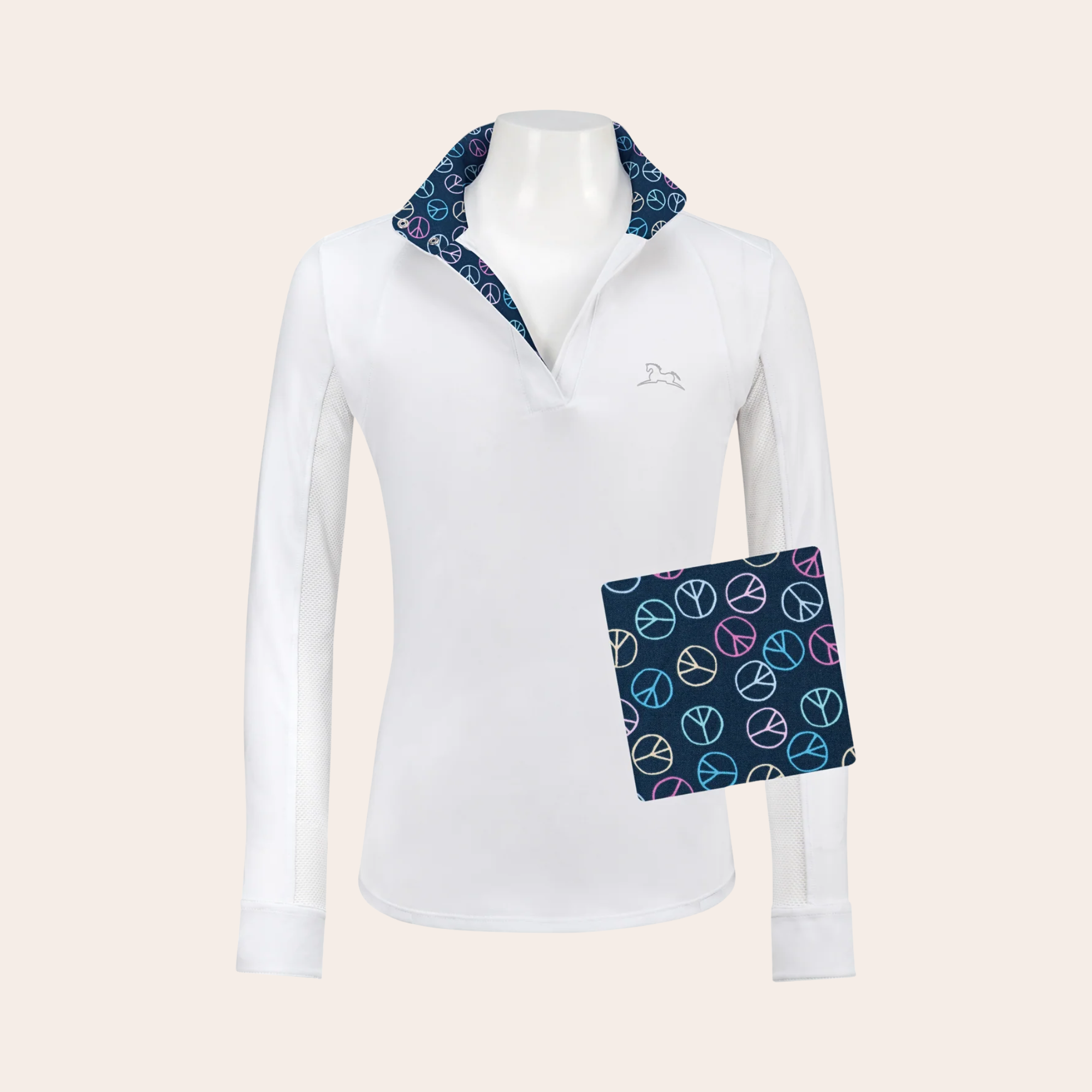 R.J. Classics Maddie Jr. 37.5 Show Shirt, Peace Signs
