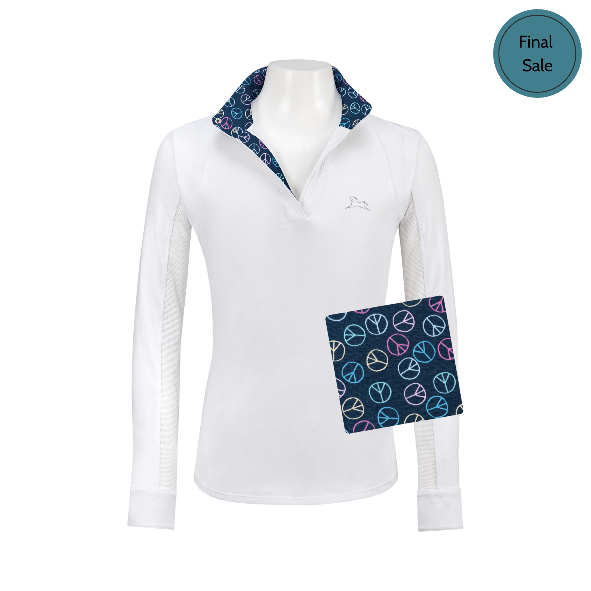 R.J. Classics Maddie Jr. 37.5 Show Shirt, Peace Signs