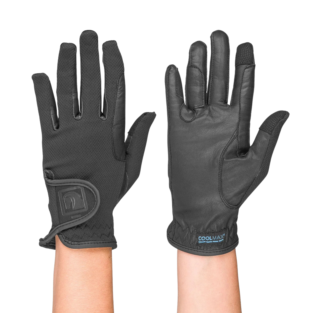 Romfh Leather Mesh Riding Gloves