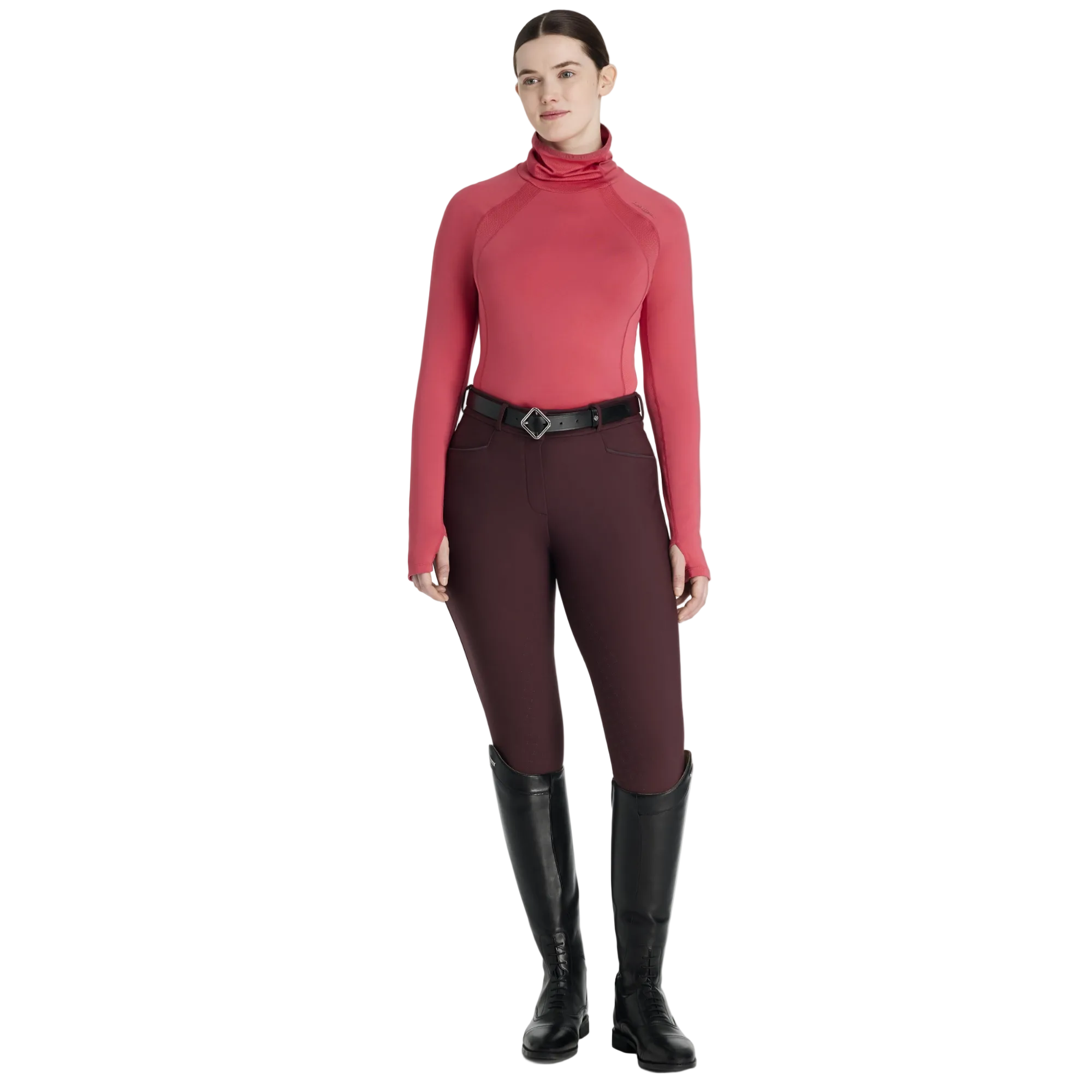 LeMieux Sara Snood Base Layer, Cranberry