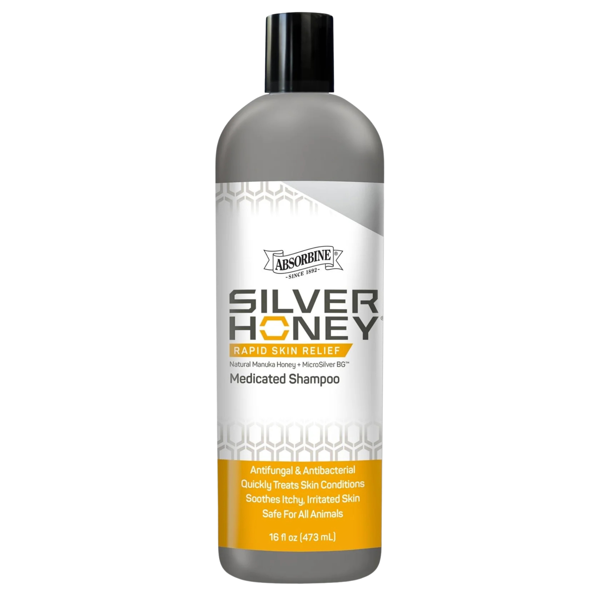 Silver Honey Rapid Skin Relief Medicated Shampoo, 16oz