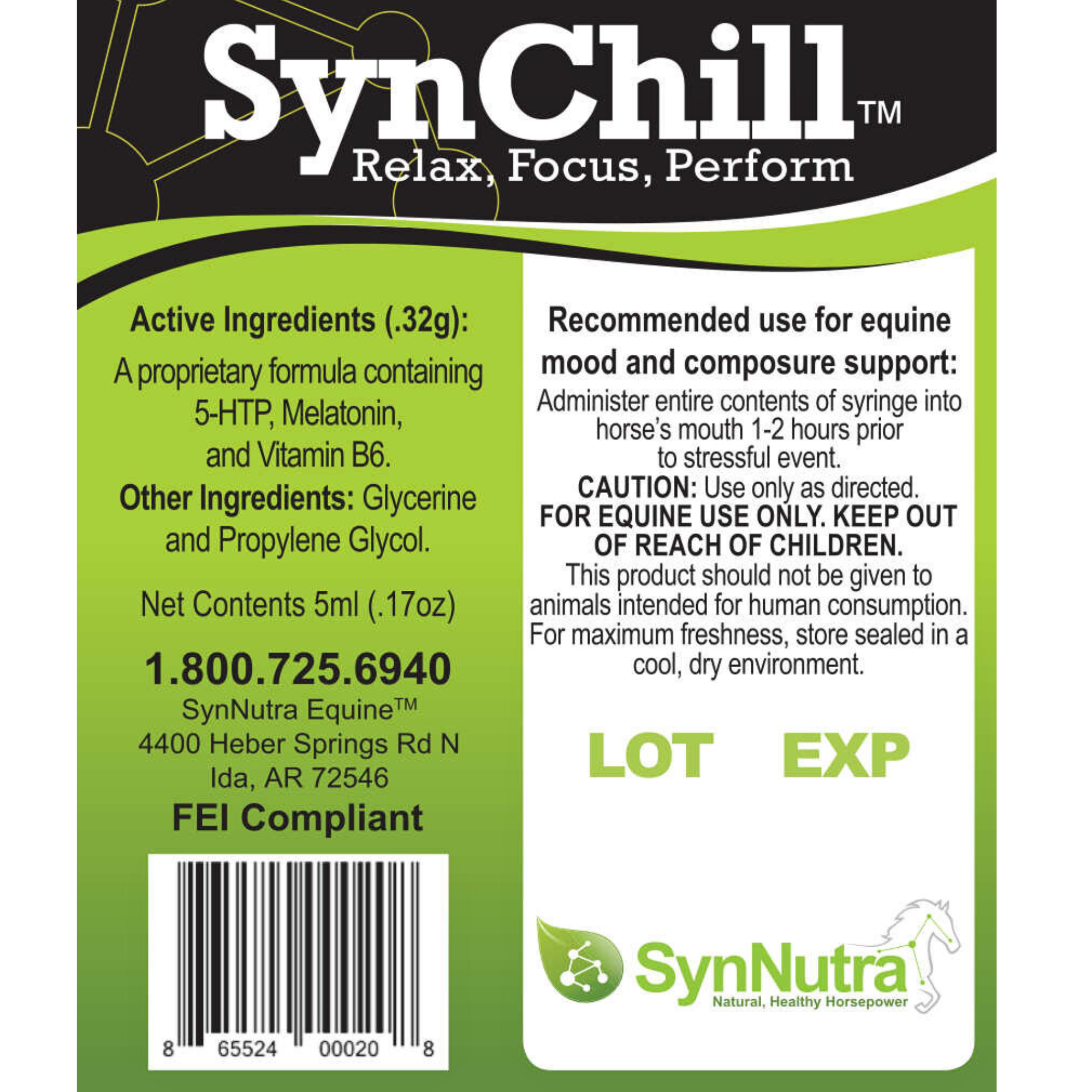 SynChill Calming Gel, 3 Pack
