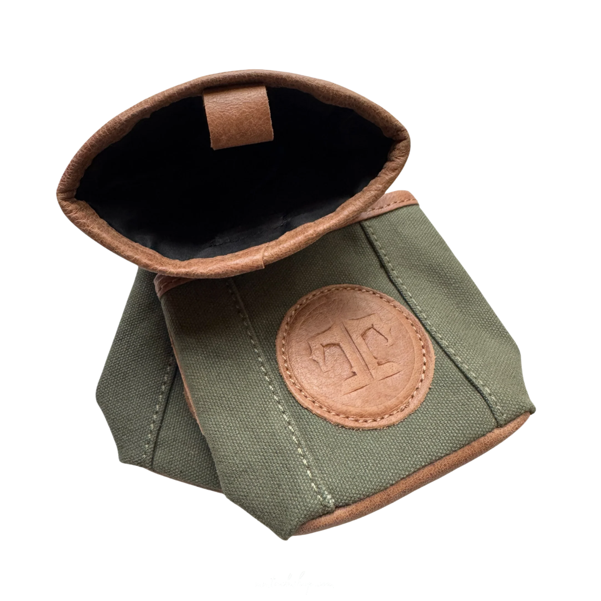 Tucker Tweed Equestrian Barn Treat Pouch, Olive
