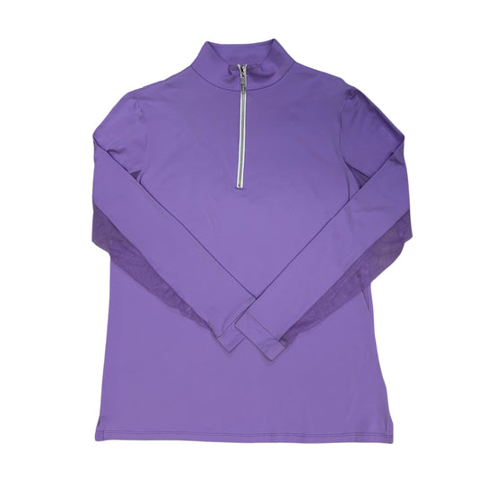 Tailored Sportsman IceFil Zip Shirt, Orchid with Silver Zip