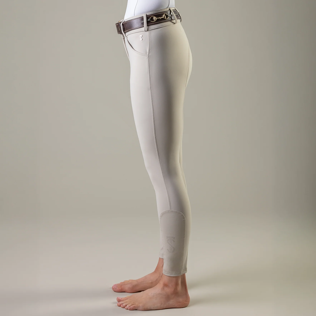 Tredstep Ireland Hunter Pro Womens Knee Patch Breeches, Tan