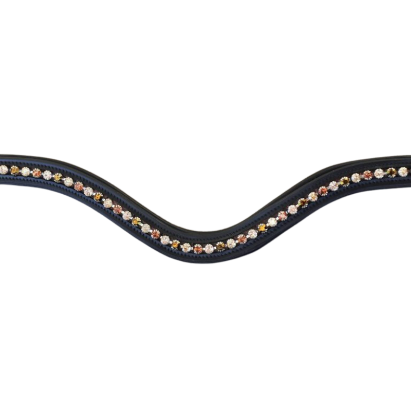 KL Select Curved Peaches & Cream Browband