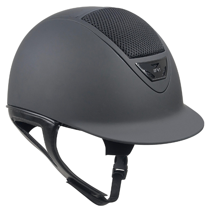 IRH IR4G XLT Premium Show Long Oval Helmet, Matte Black/Matte Frame