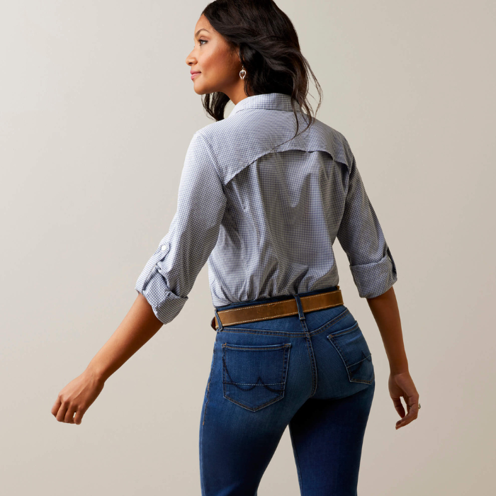 Ariat® VentTEK Stretch Shirt, Coastal Fjord Check