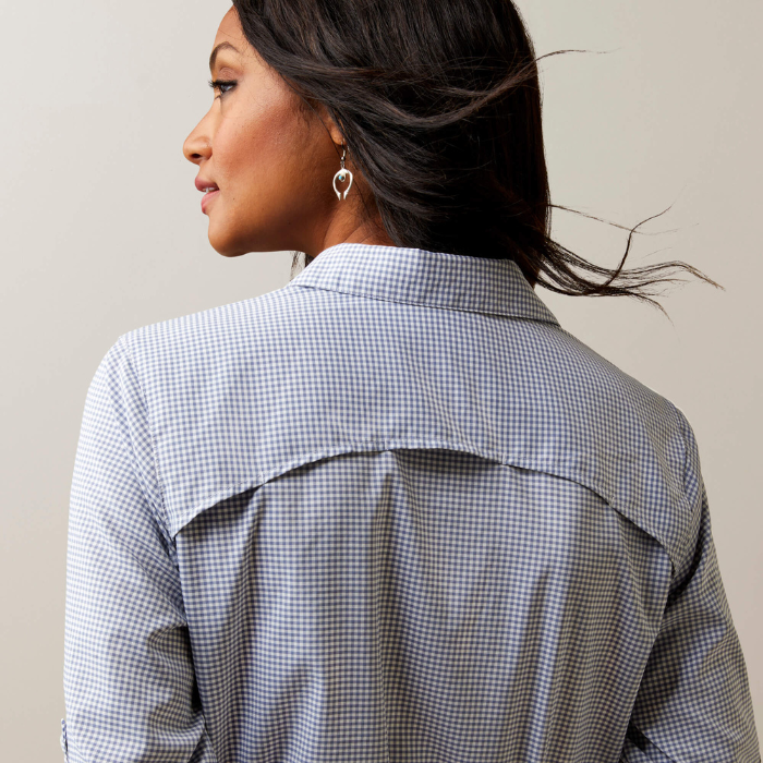 Ariat® VentTEK Stretch Shirt, Coastal Fjord Check