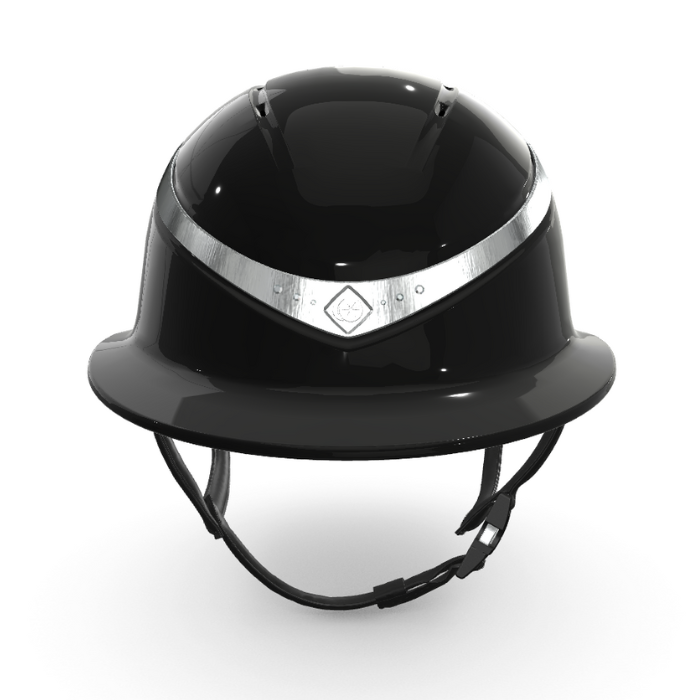 Charles Owen HALO LUXE CX Black Gloss Stellar Crystal Ring