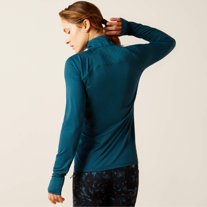 Ariat® Lowell 2.0 1/4 Zip Baselayer, Reflecting Pond