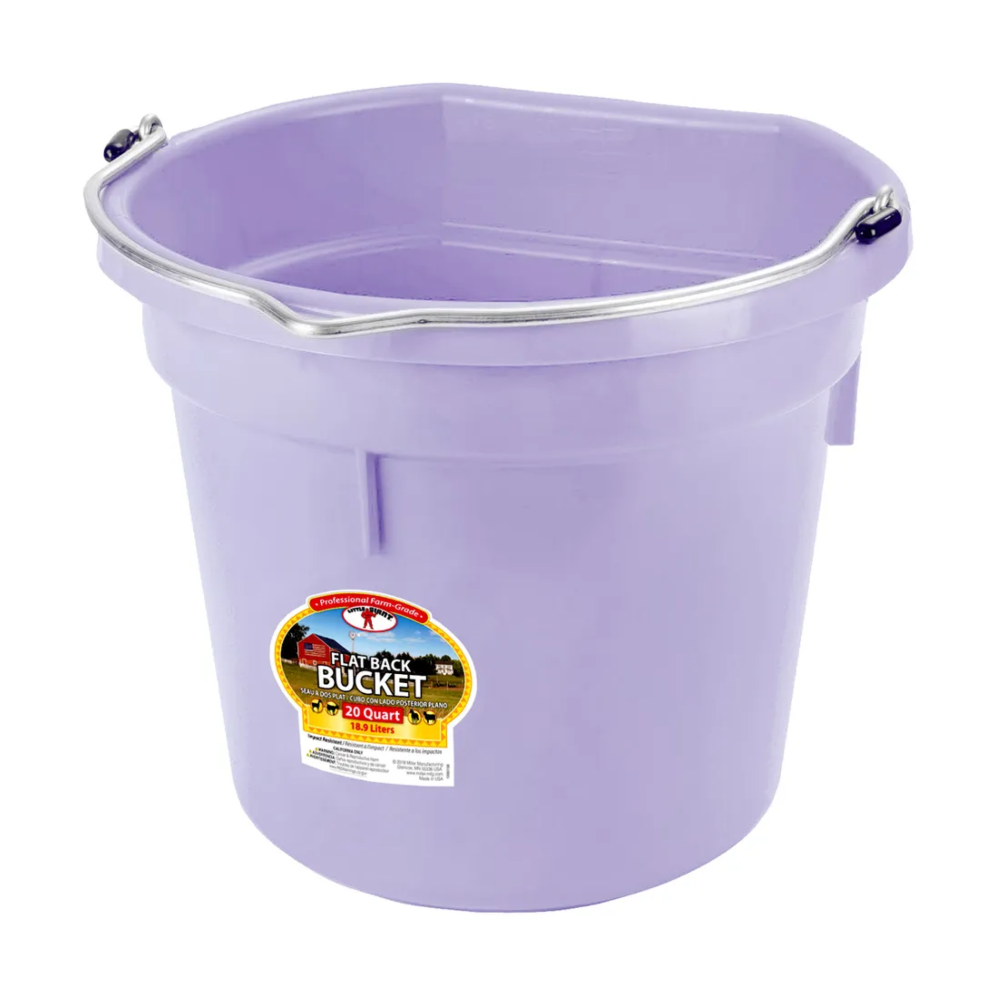 Bucket-20 Qt F/B Duraflex Lavender