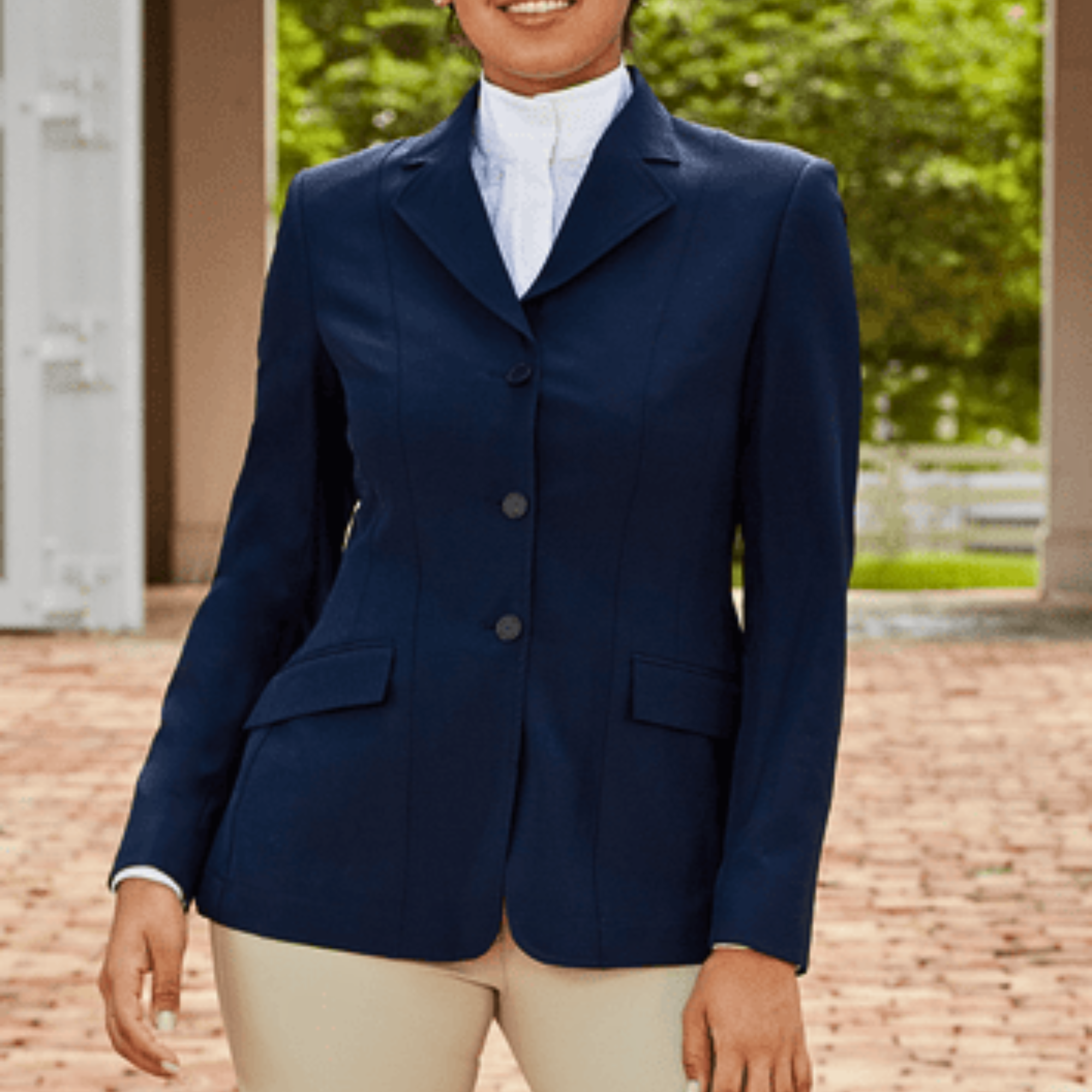 R.J. Classics Skylar 37.5 Grey Label Show Coat, Navy