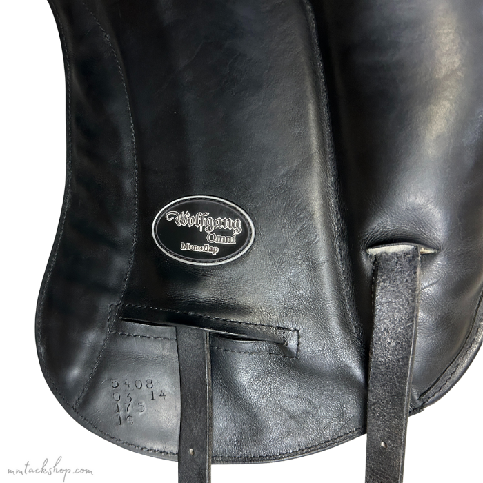 Used Custom Saddlery Wolfgang Omni Monoflap Dressage Saddle