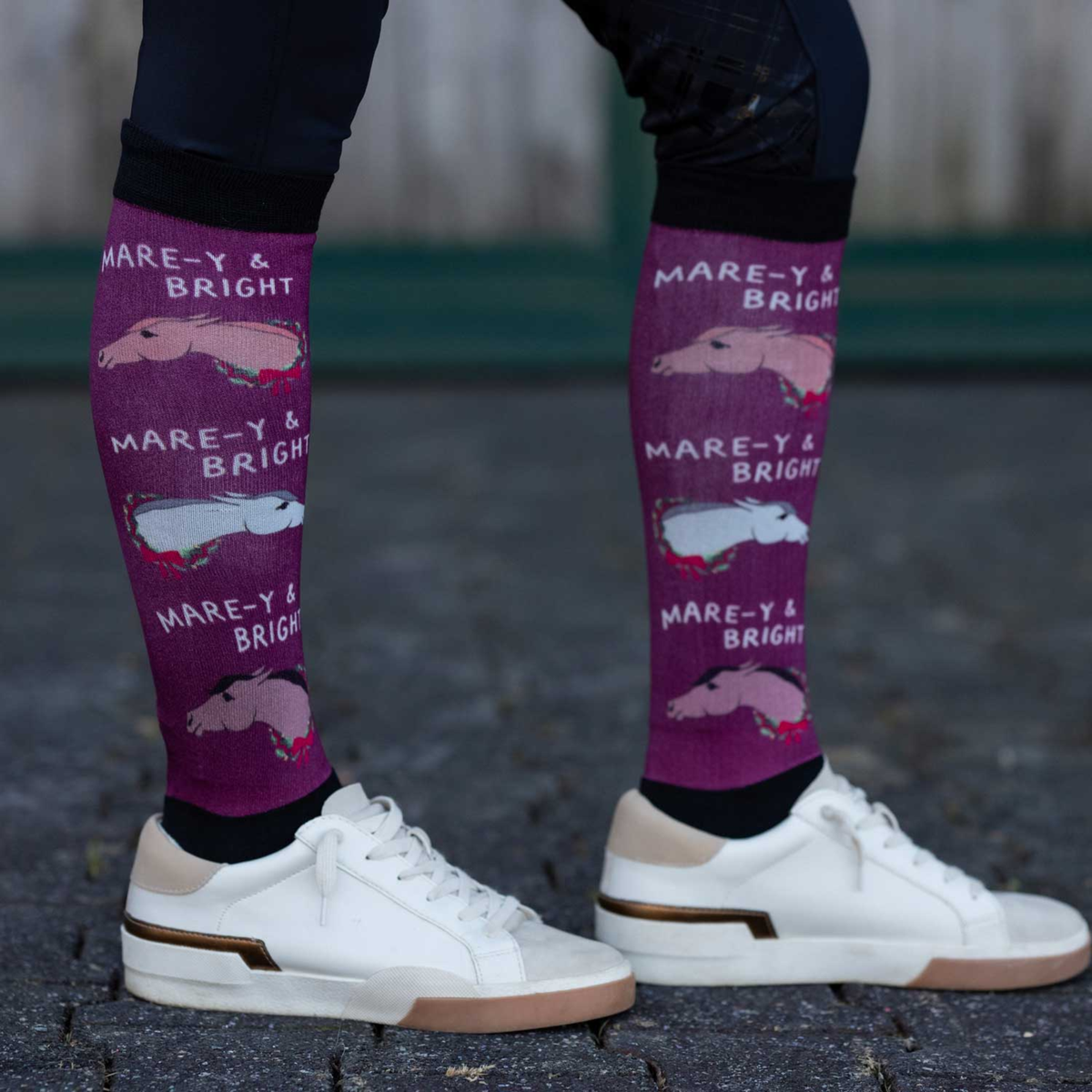 Dapplebay Slick Boot Socks, Mare-y & Bright