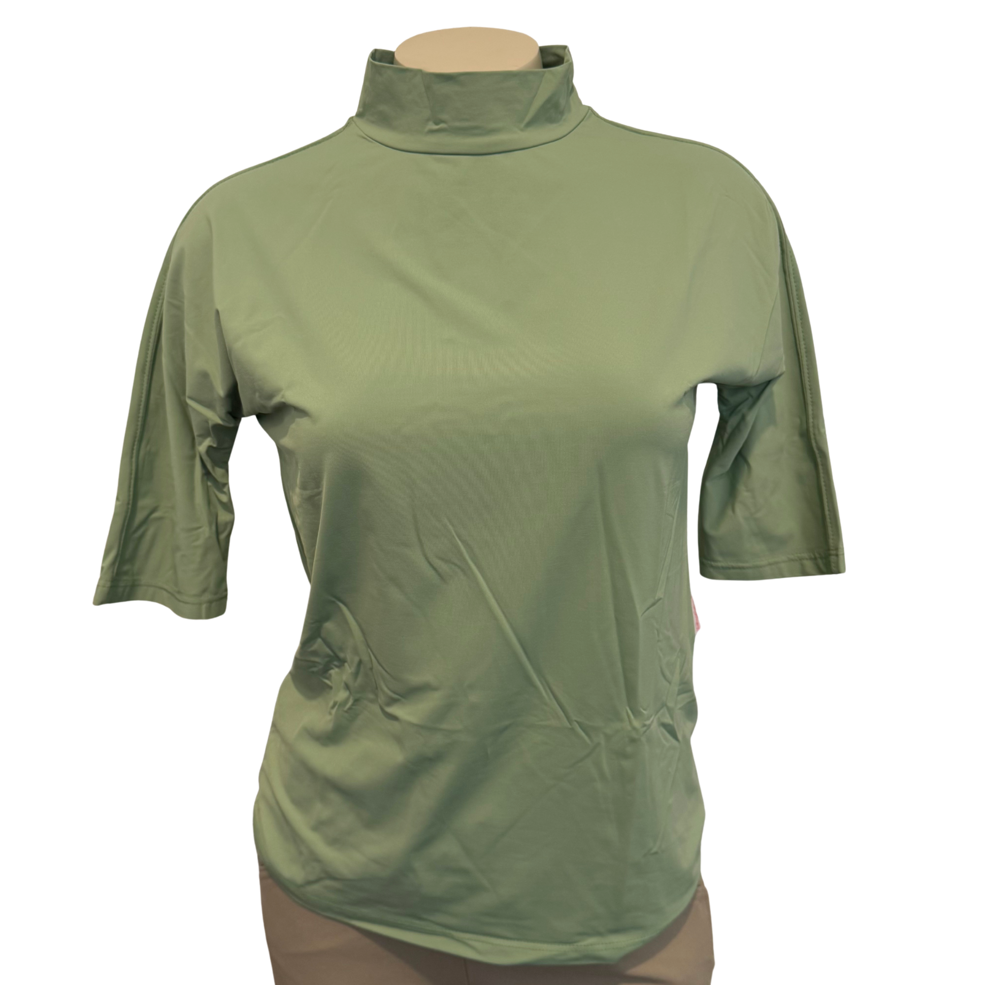 Tailored Sportsman ICEFIL Mock Neck Sunshirt, Sage