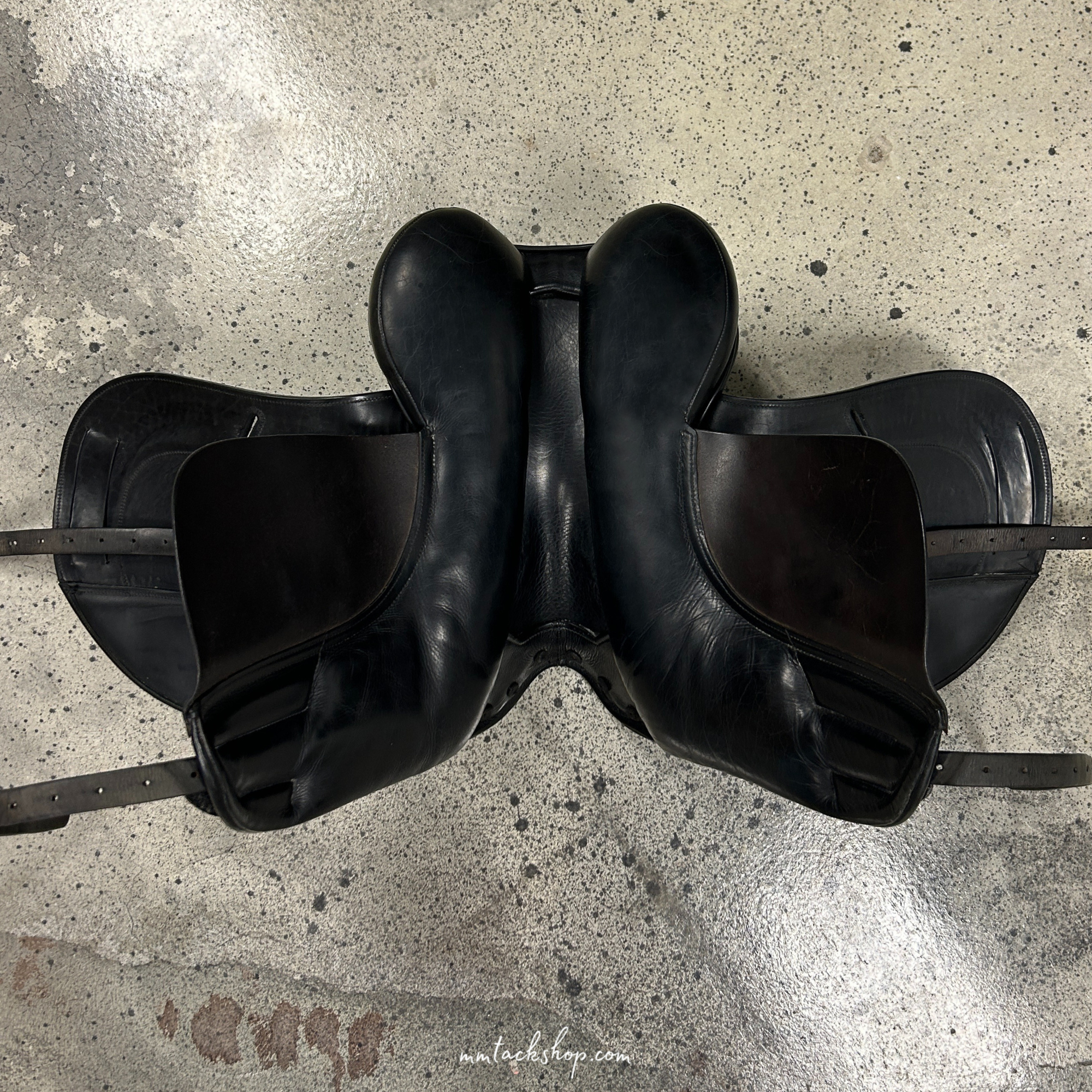 Used Aires de Haute by Equine Inspired Dressage Saddle, Crafted By Frank Baines