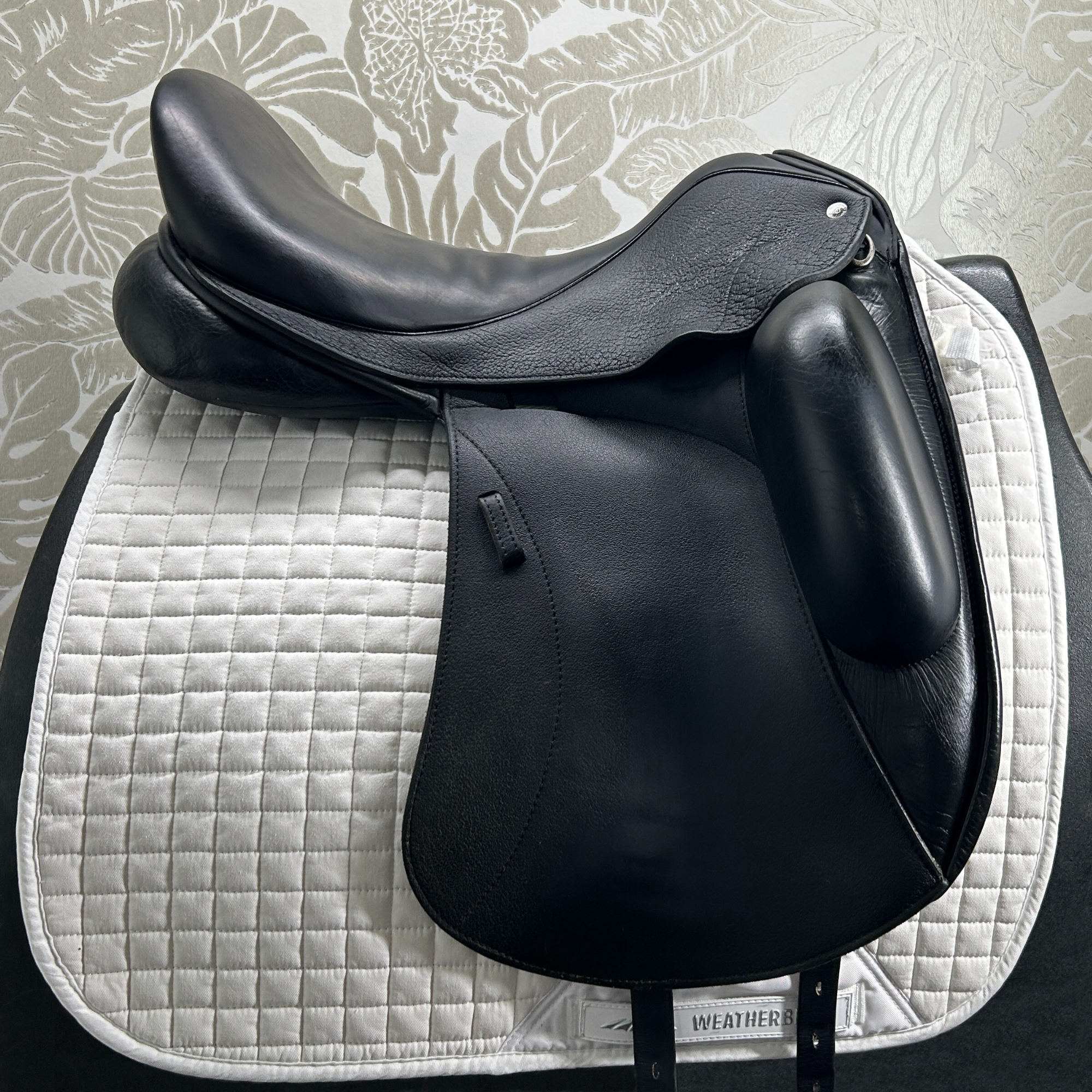 Used Custom Icon Alpha Dressage Saddle