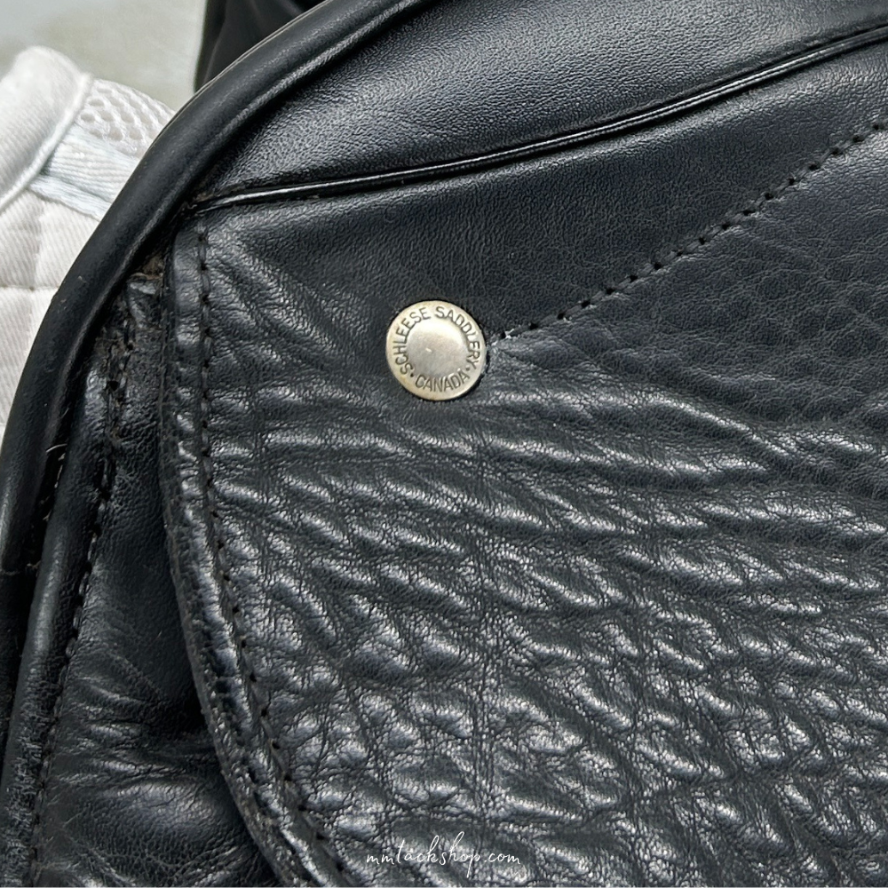 Image of 17.5" used Schleese Infinity dressage saddle&