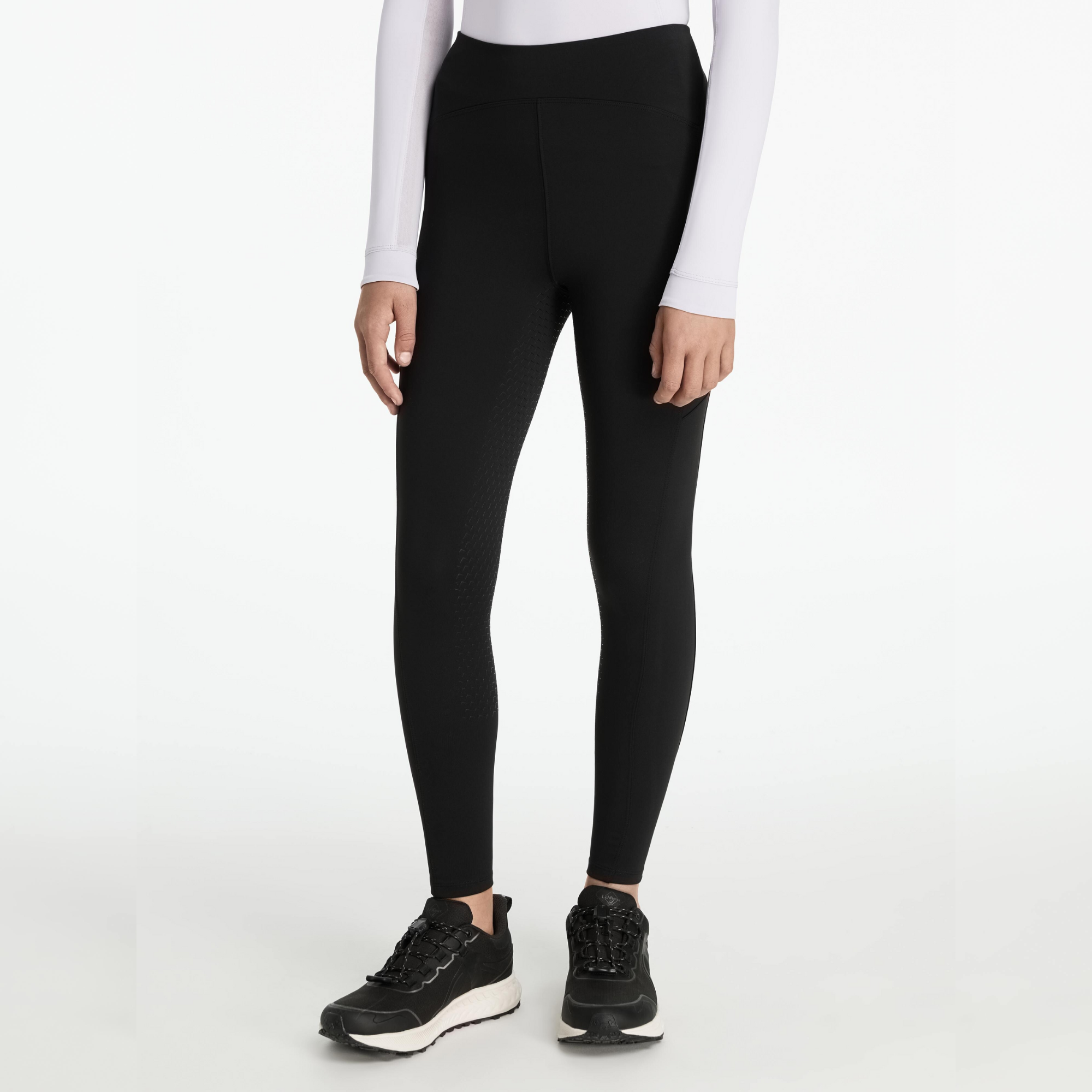 LeMieux Young Rider Nell Brushed Full Seat Pull Ons, Black