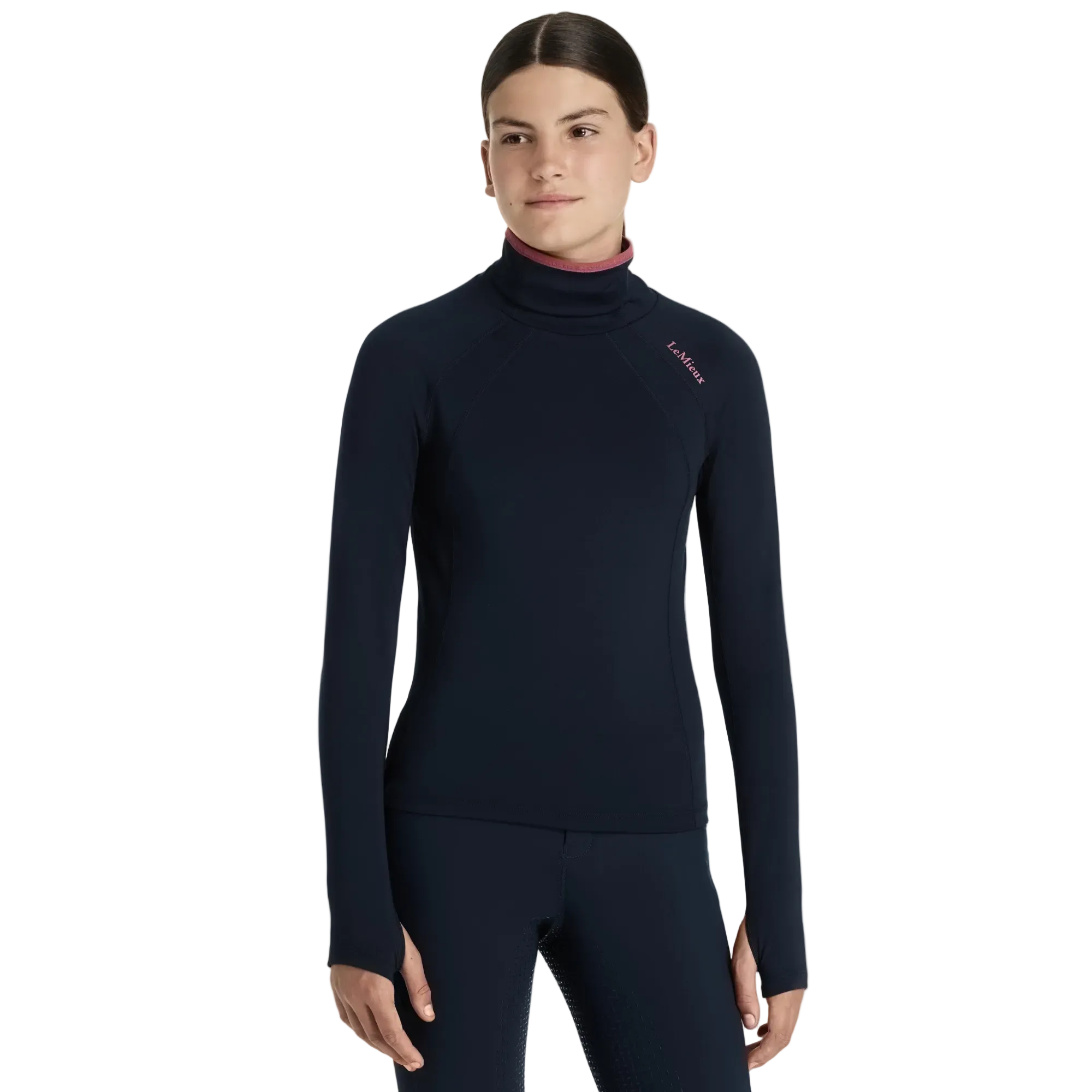 LeMieux Young Rider Savannah Snood Base Layer, Navy