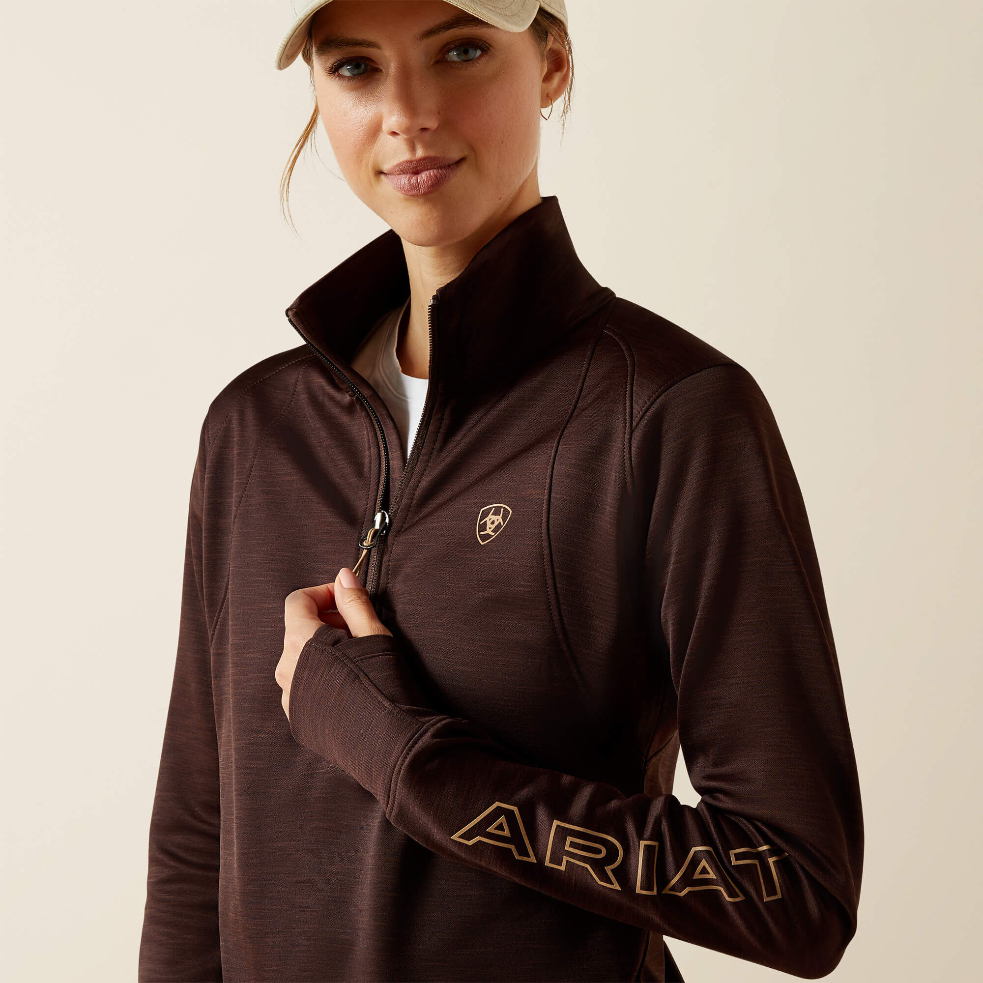 Ariat Team EQ 1/2 Zip Pullover, Java