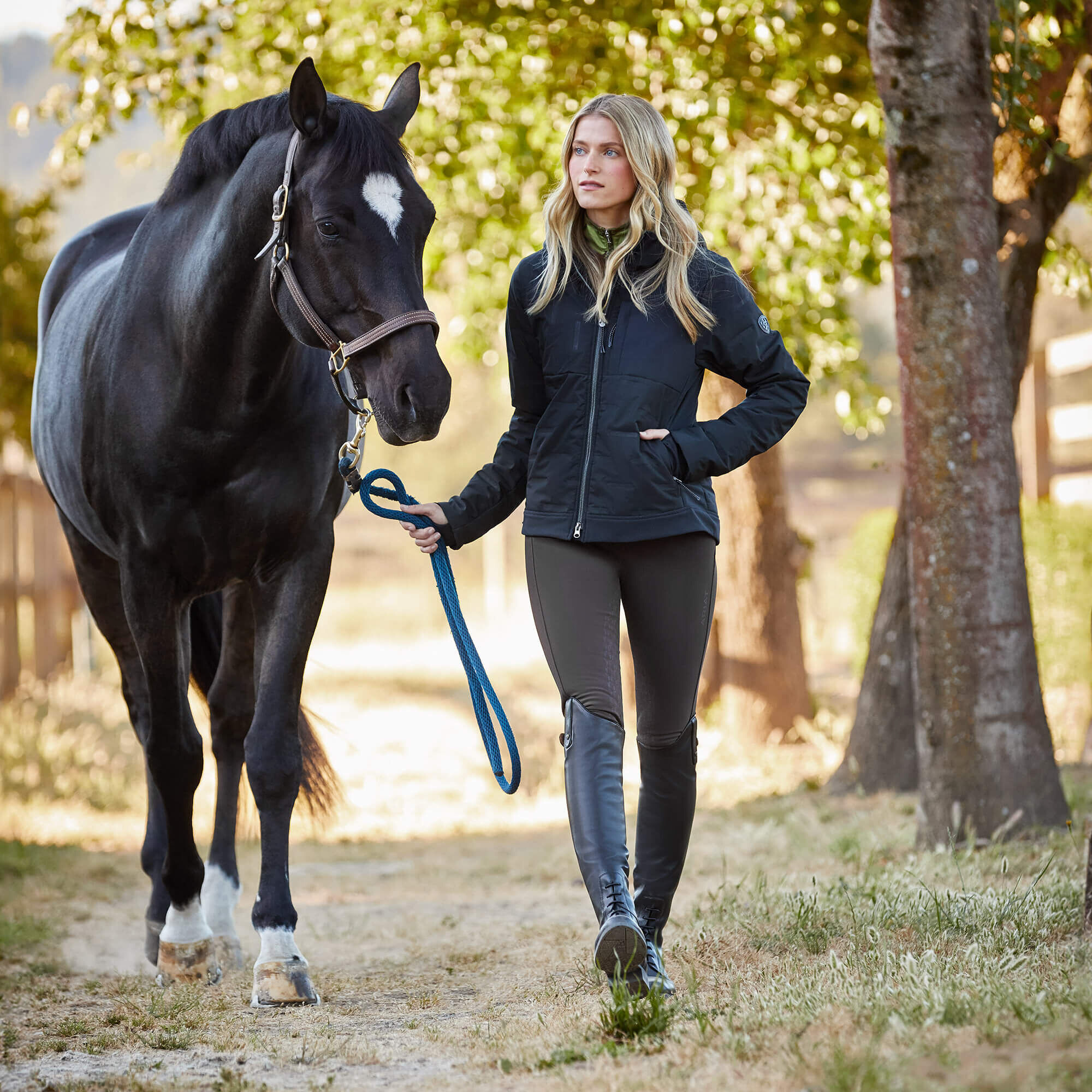 Ariat Tri Factor Vivacity Heat Half Grip Breech