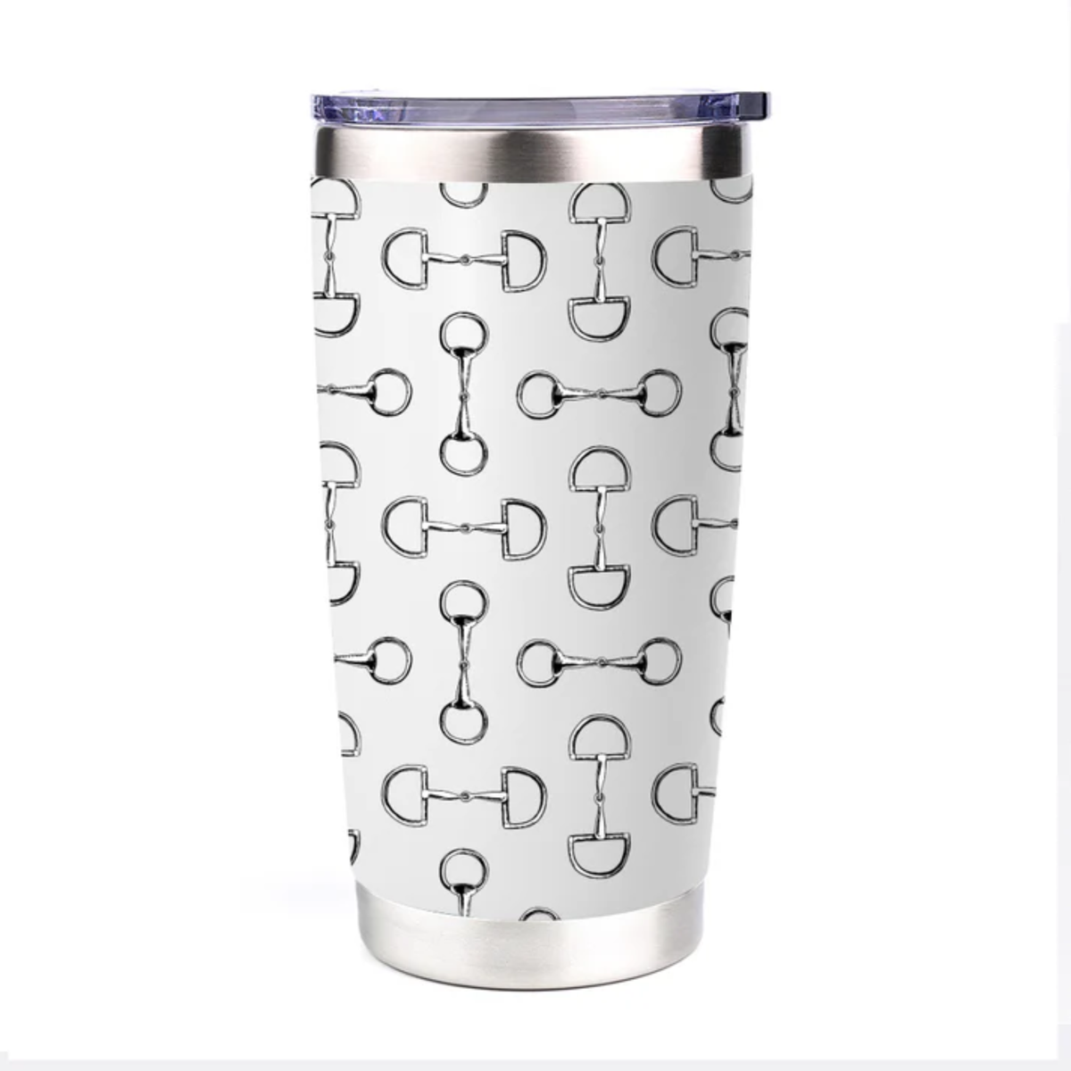 AWST "Lila Vintage Snaffle Bit" Stainless Steel Tumbler, 20oz