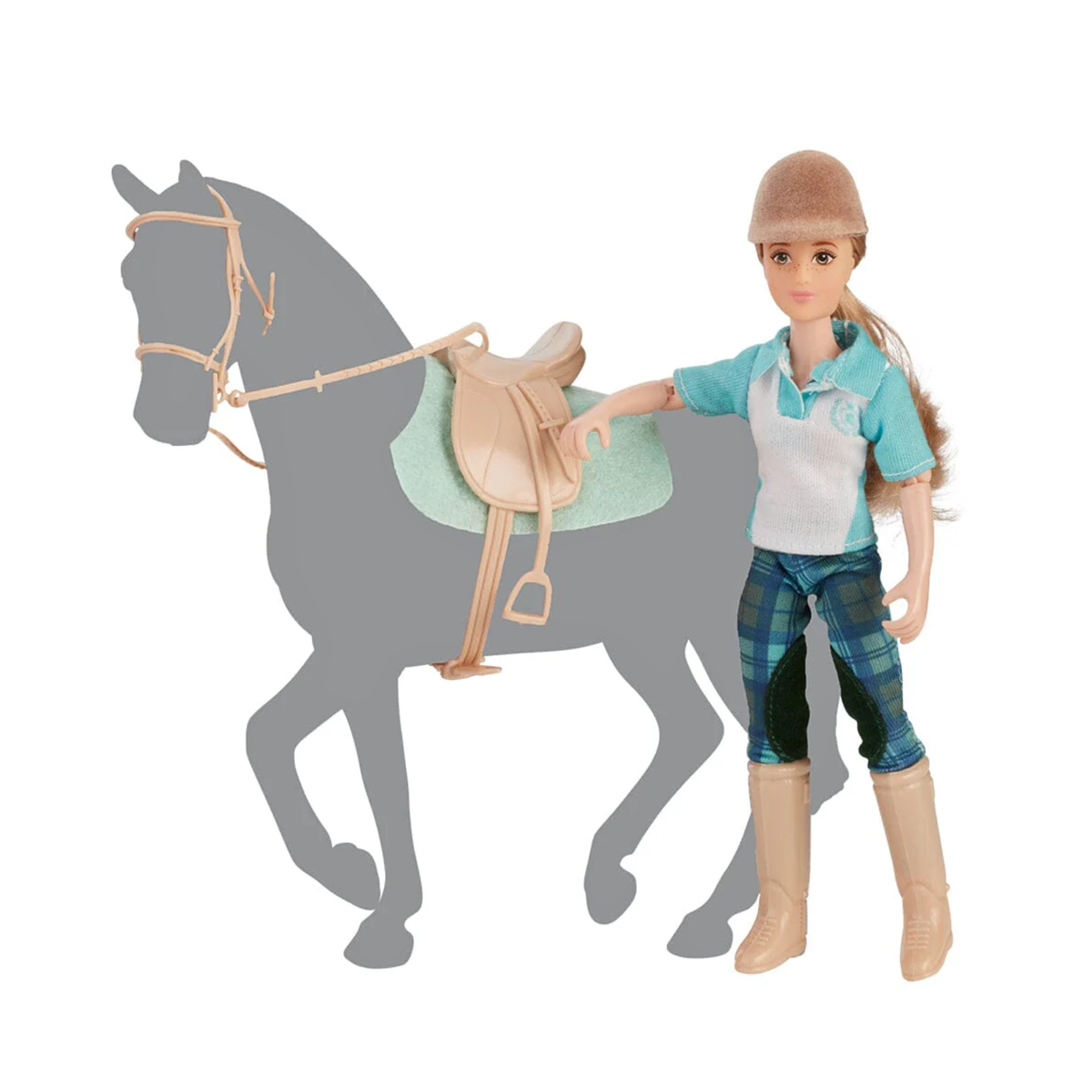 Breyer Freedom Series Rider Greta, English Rider & Tack