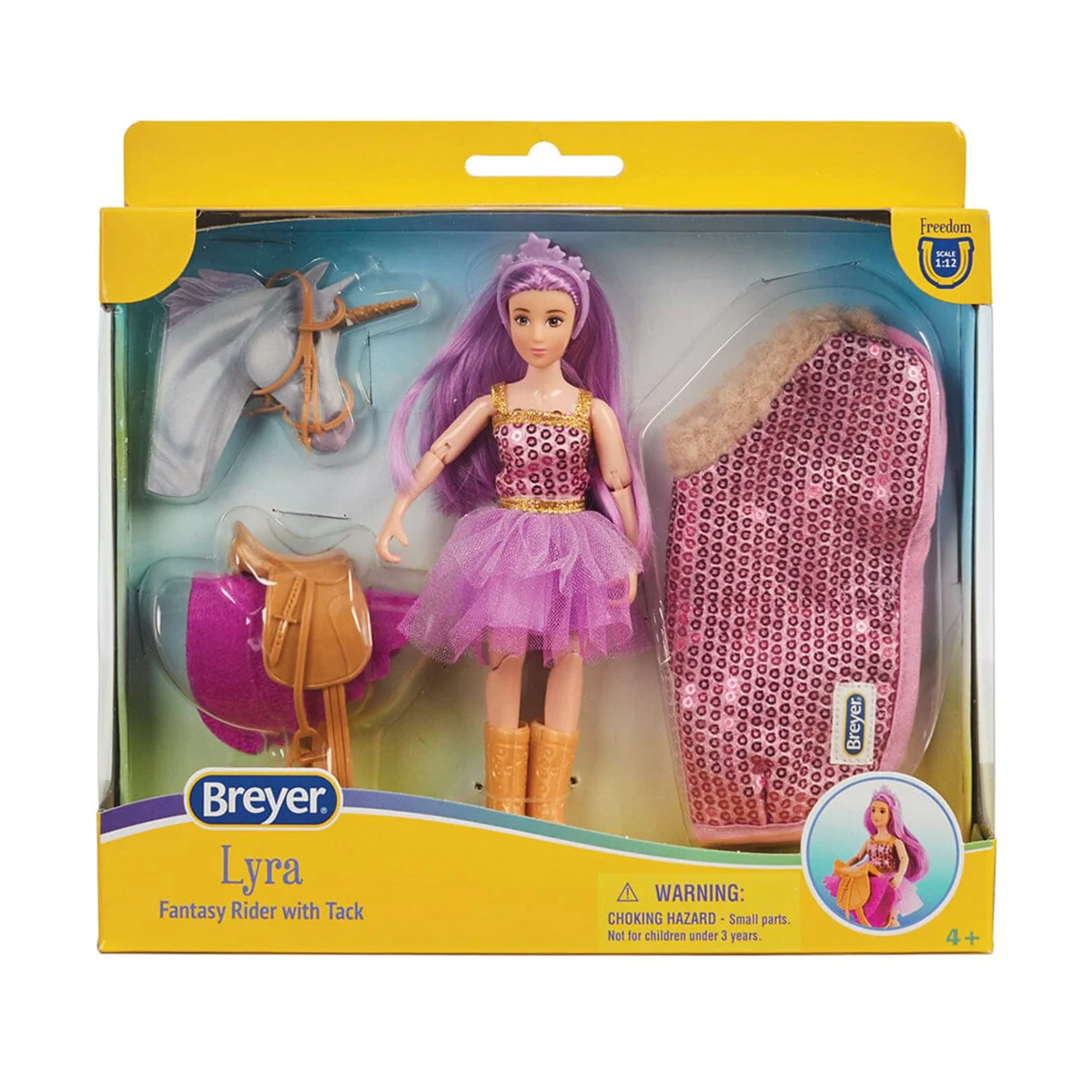 Breyer Freedom Series Rider Lyra, Unicorn Rider & Tack